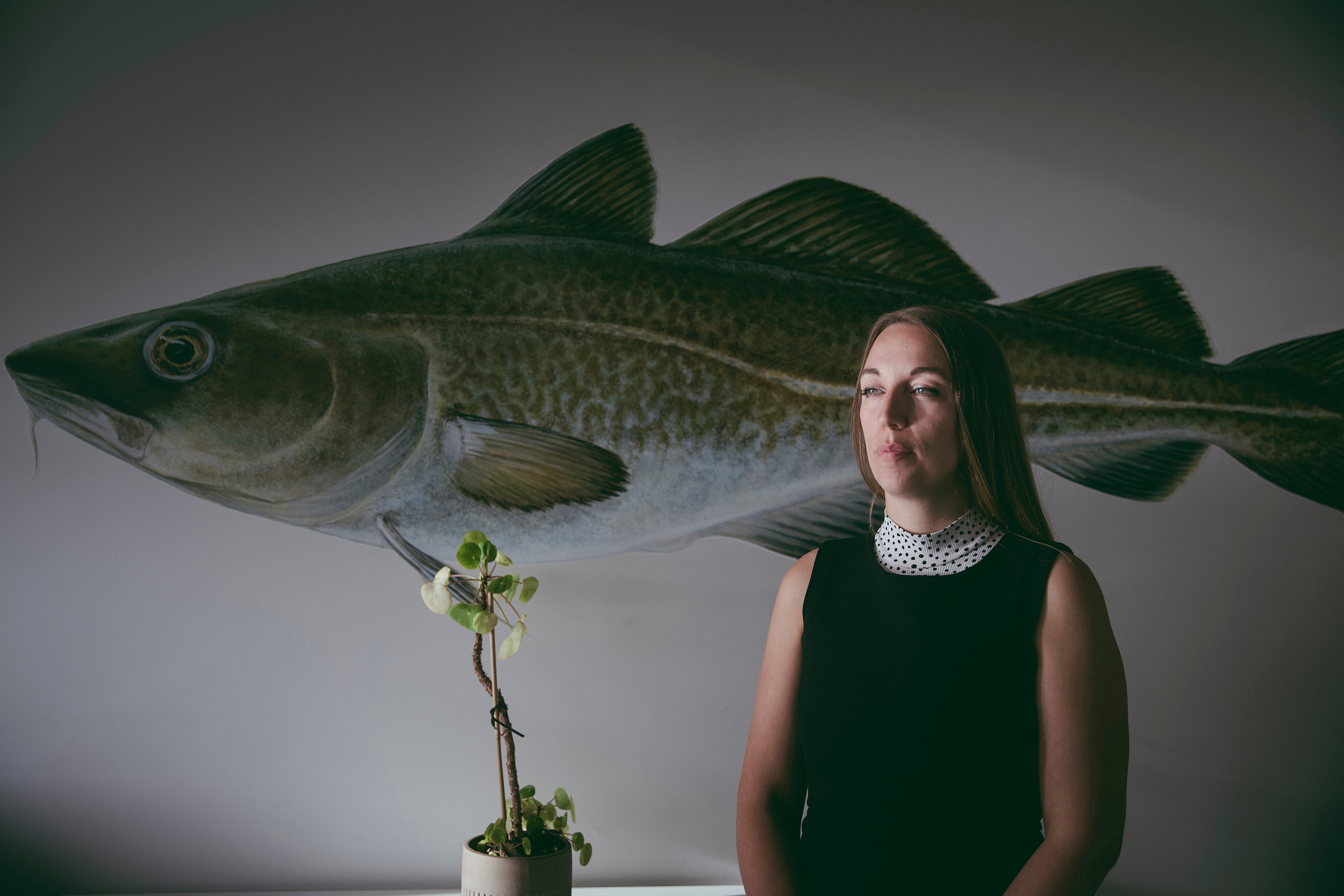 Alexandra Leeper, head of research and innovation at the Iceland Ocean Cluster, at her office in Reykjavik