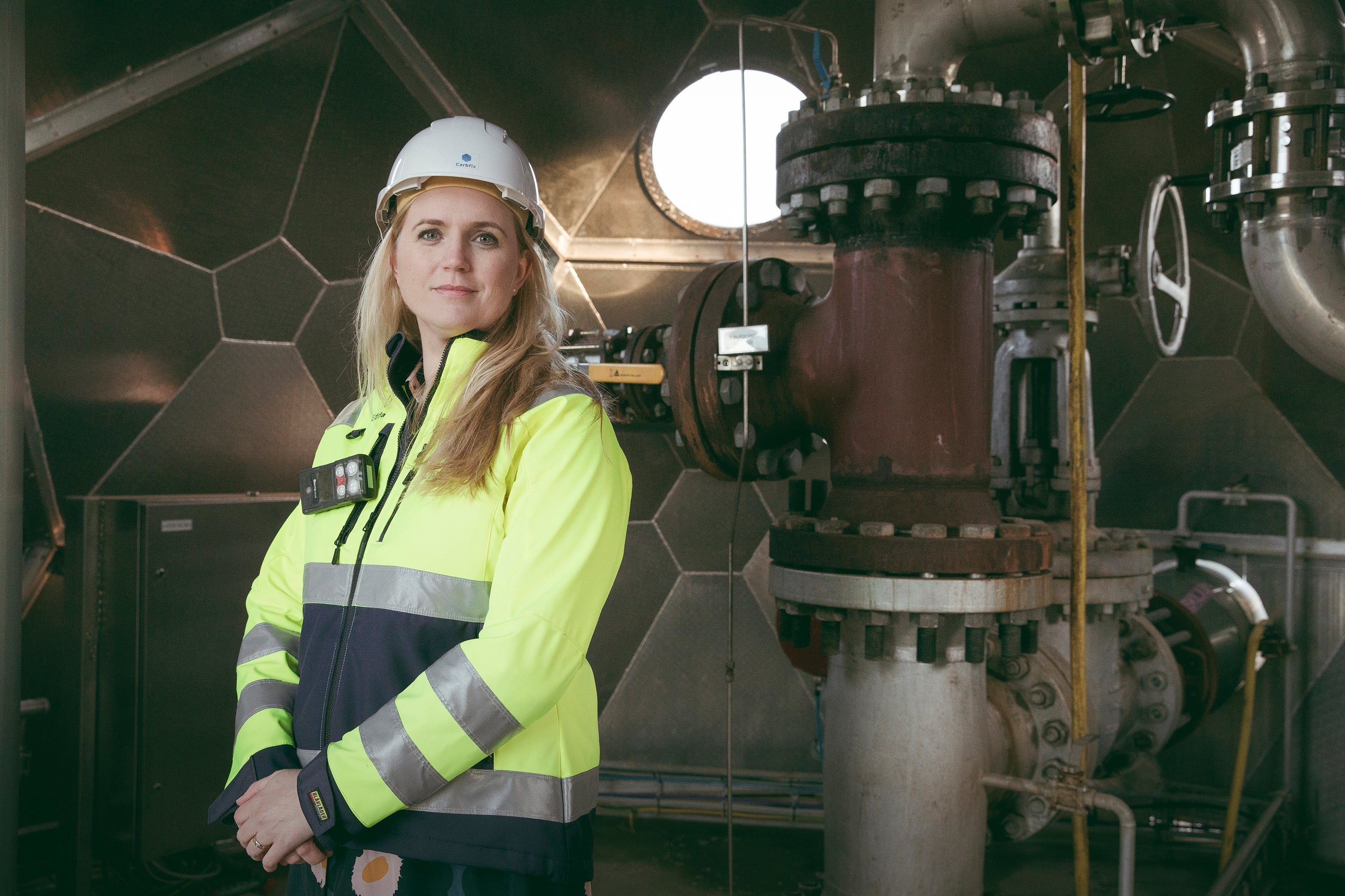 Edda Aradottir is the chief executive of Carbfix, a company that captures CO2 byproduct from the largest geothermal plant in Iceland