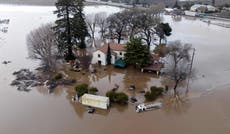 California storms – live: Flash flood warning in San Francisco after Montecito and Santa Barbara evacuations