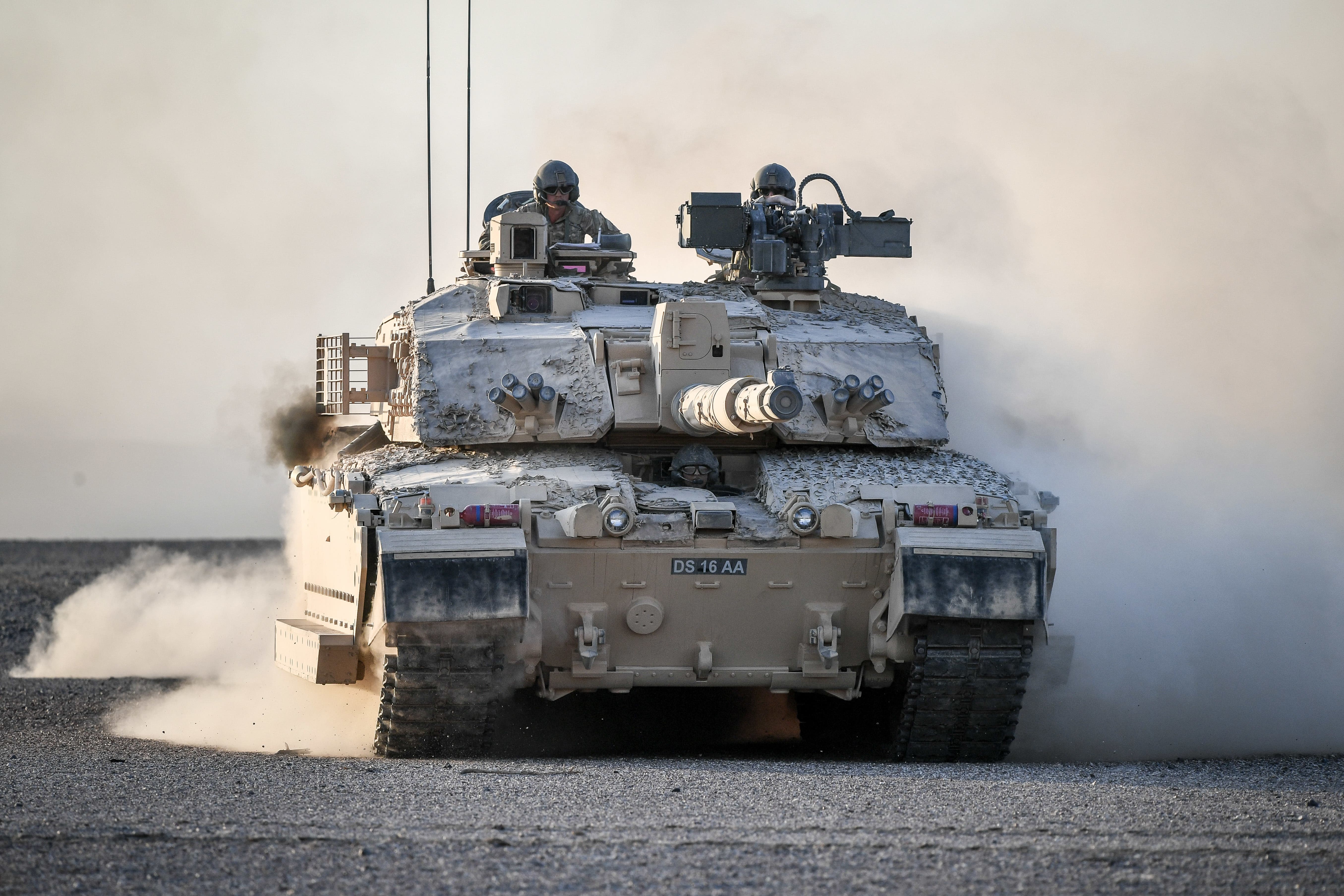 A Challenger 2 main battle tank (Ben Birchall/PA)