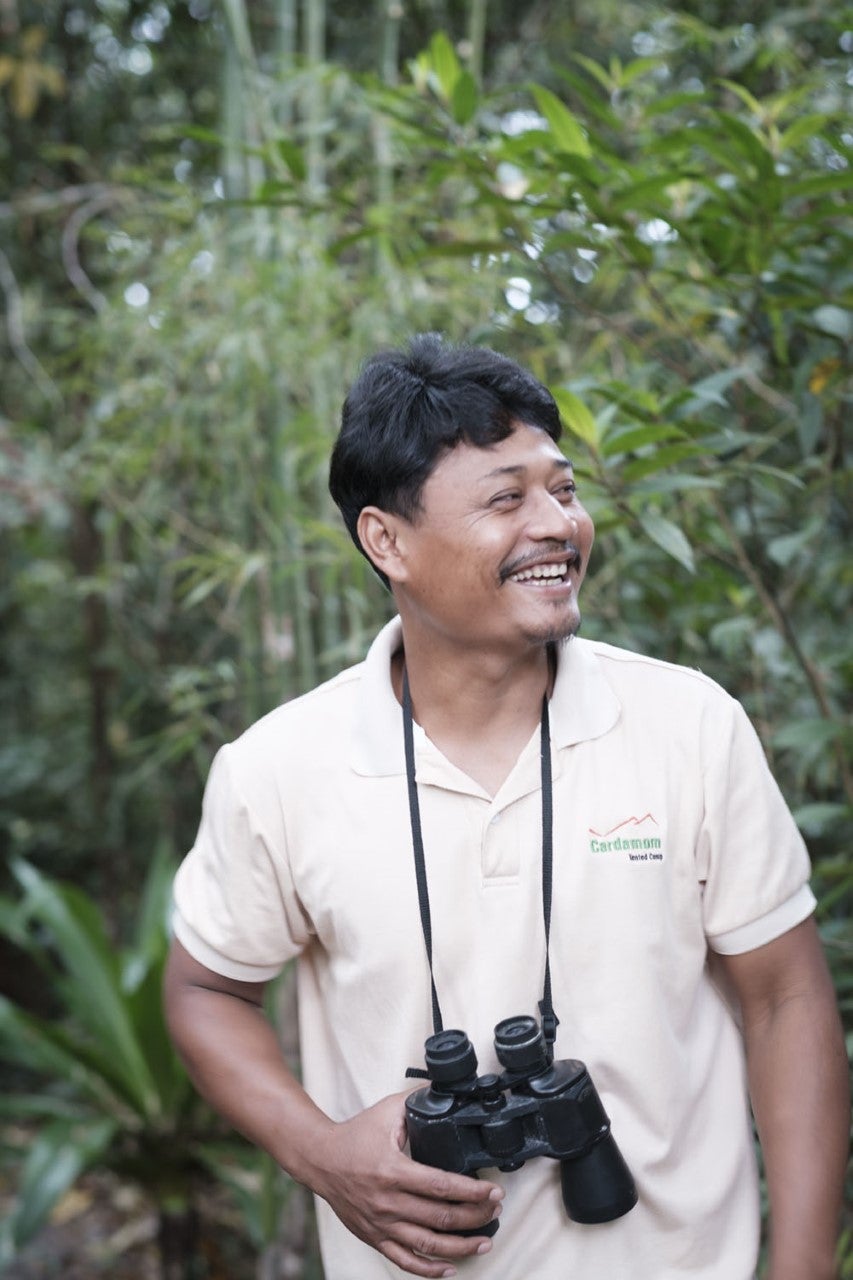 Guide Sina at Cardamom Tented Camp, Cambodia