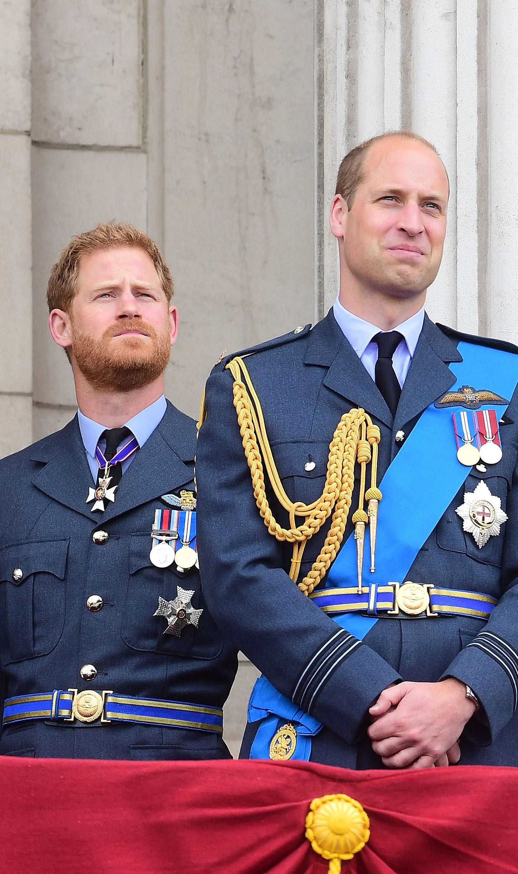 Harry and William, before the major tension, in 2018