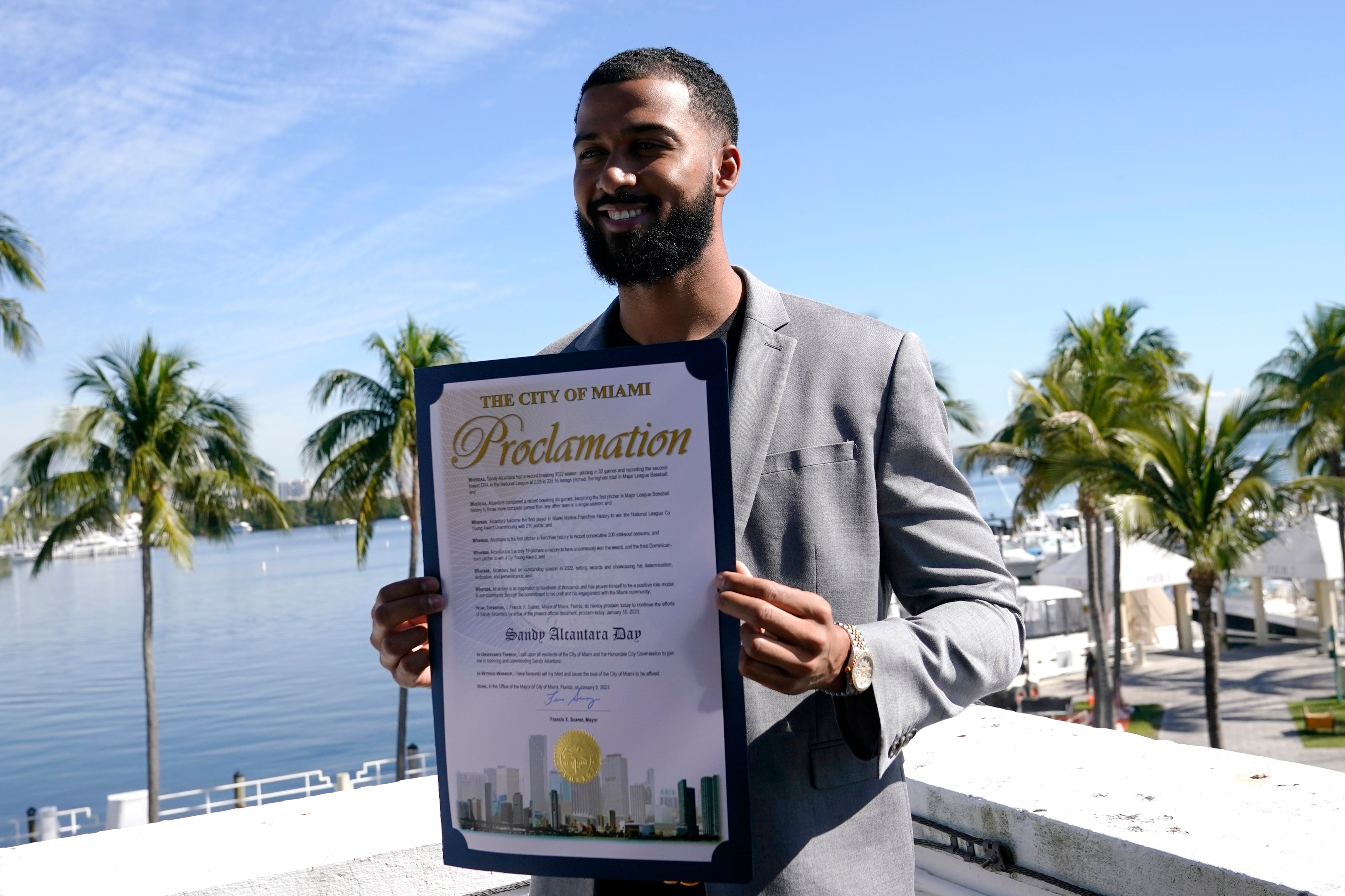 Marlins Alcantara Baseball