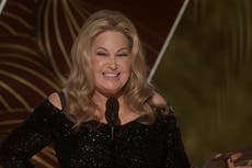 Jennifer Coolidge praised for delivering ‘comedy masterclass’ during hilarious Golden Globes monologue