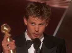 Golden Globes viewers confused by Austin Butler’s ‘Elvis impression’ during acceptance speech