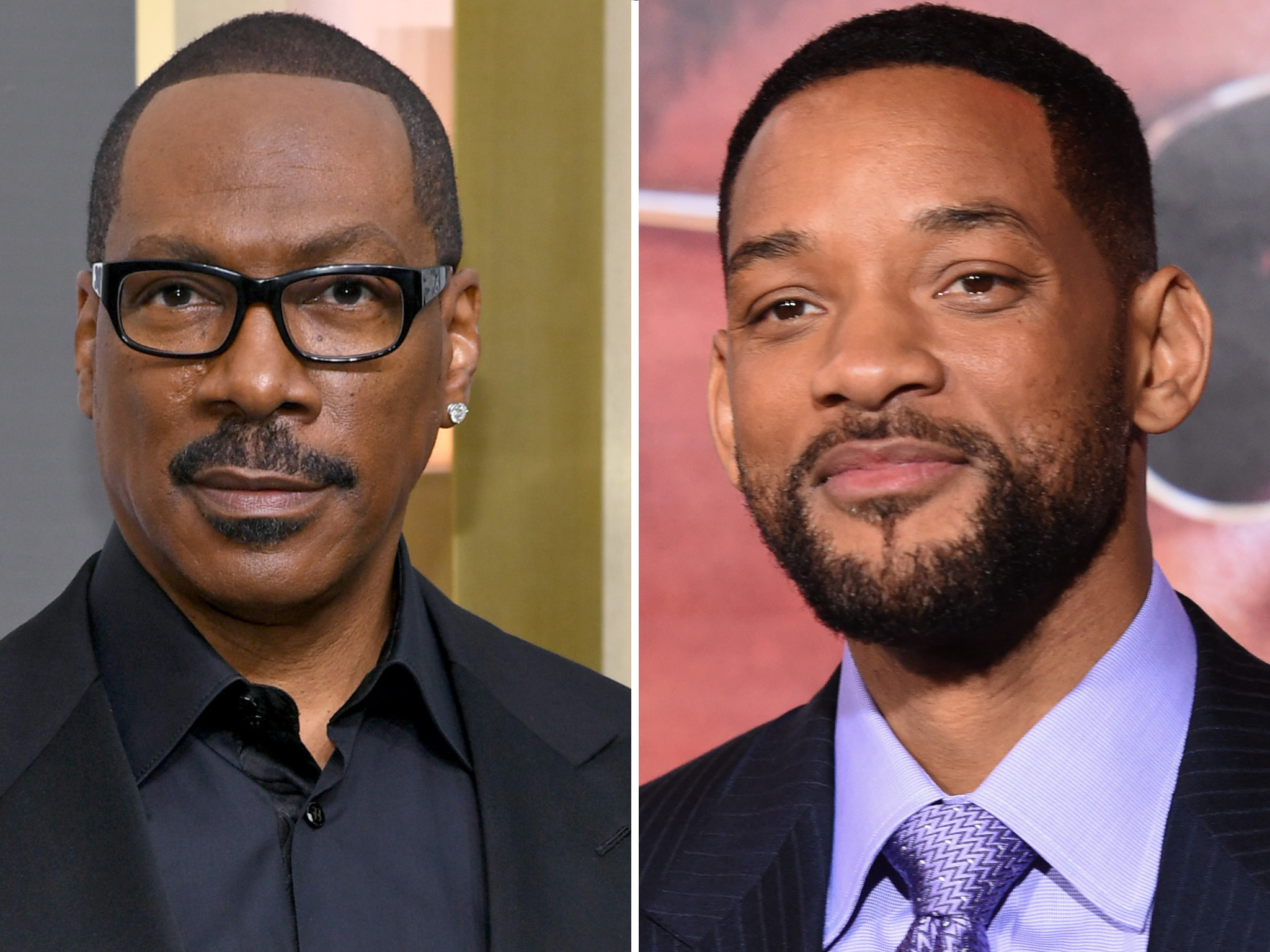 Eddie Murphy (left) and Will Smith