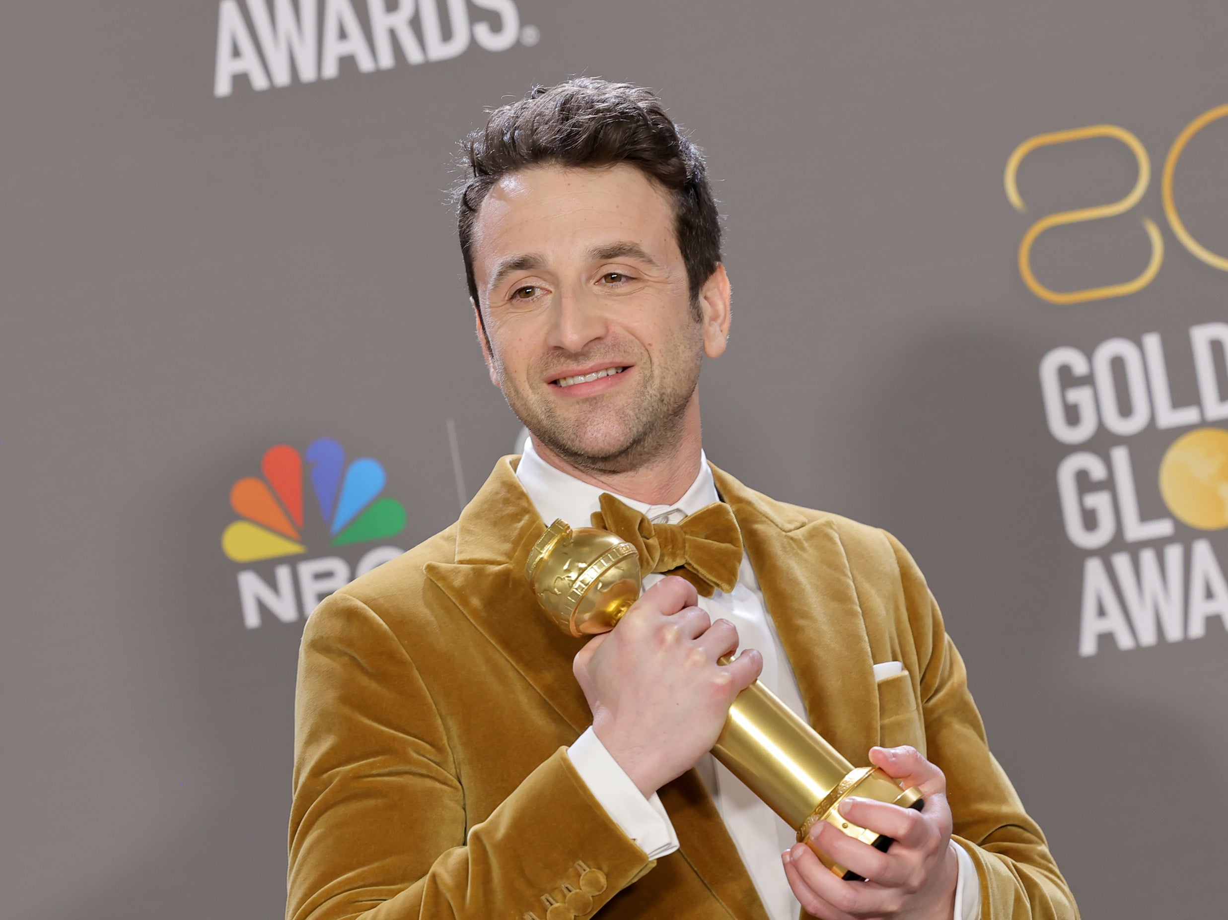 Composer Justin Hurwitz at the Golden Globes