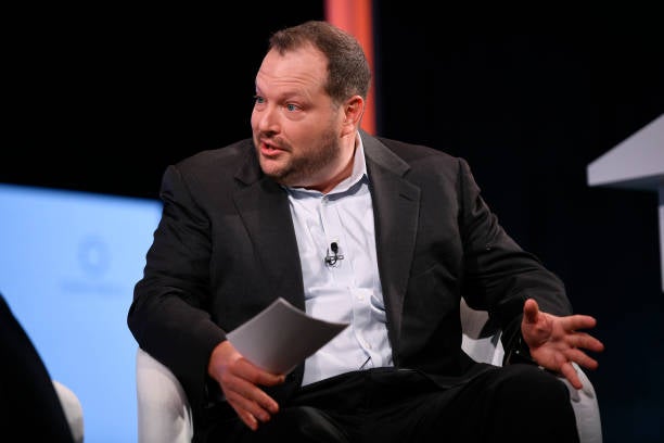 Blake Hounshell speaks onstage during the 2021 Concordia Annual Summit at Sheraton New York on 21 September 2021 in New York City