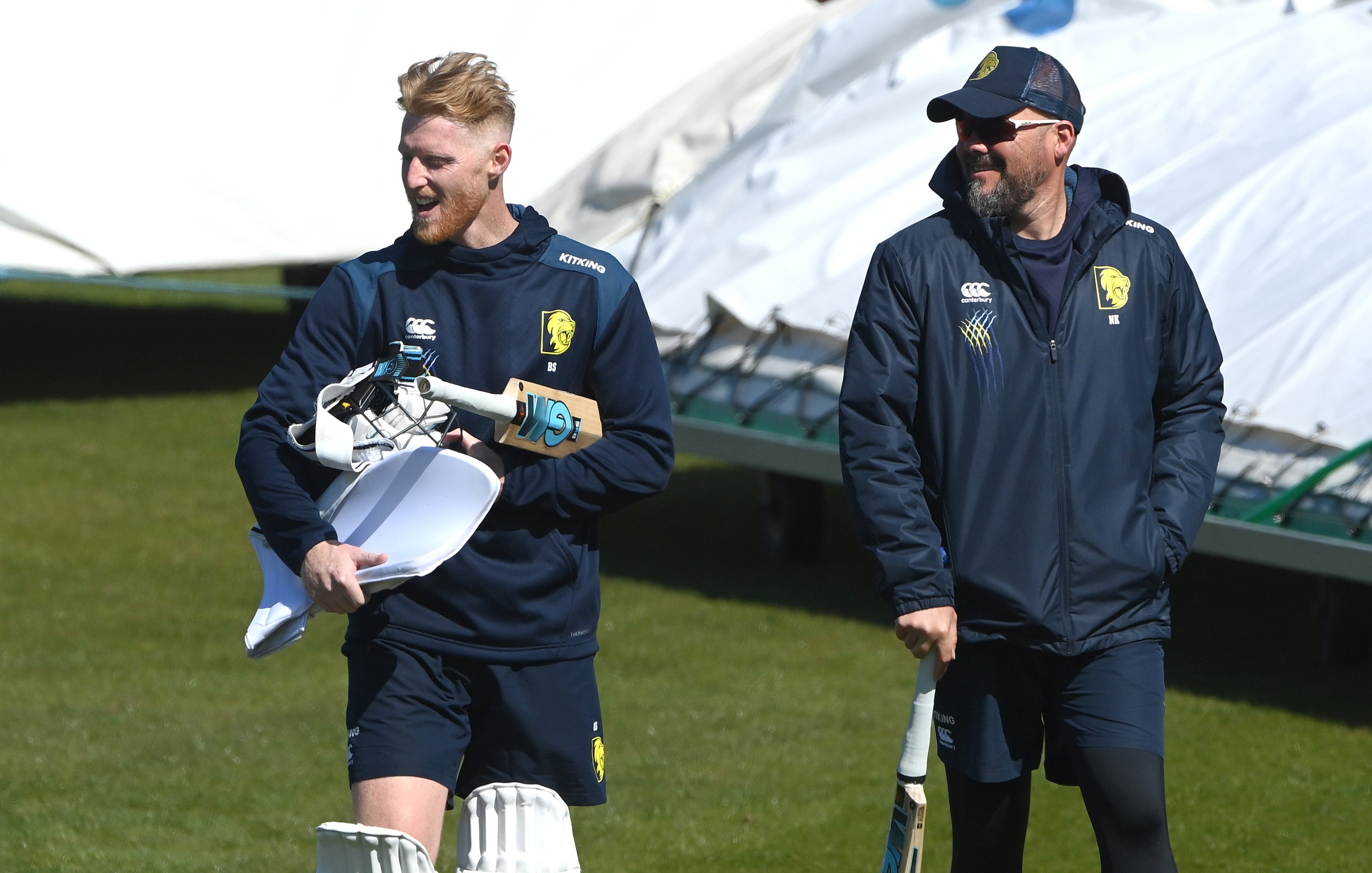 Killeen (right) coached England captain Ben Stokes at Durham