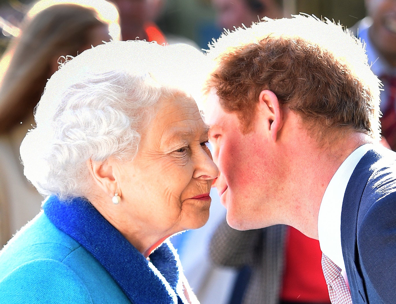 Prince Harry said Queen Elizabeth II was ‘looking down on us all’