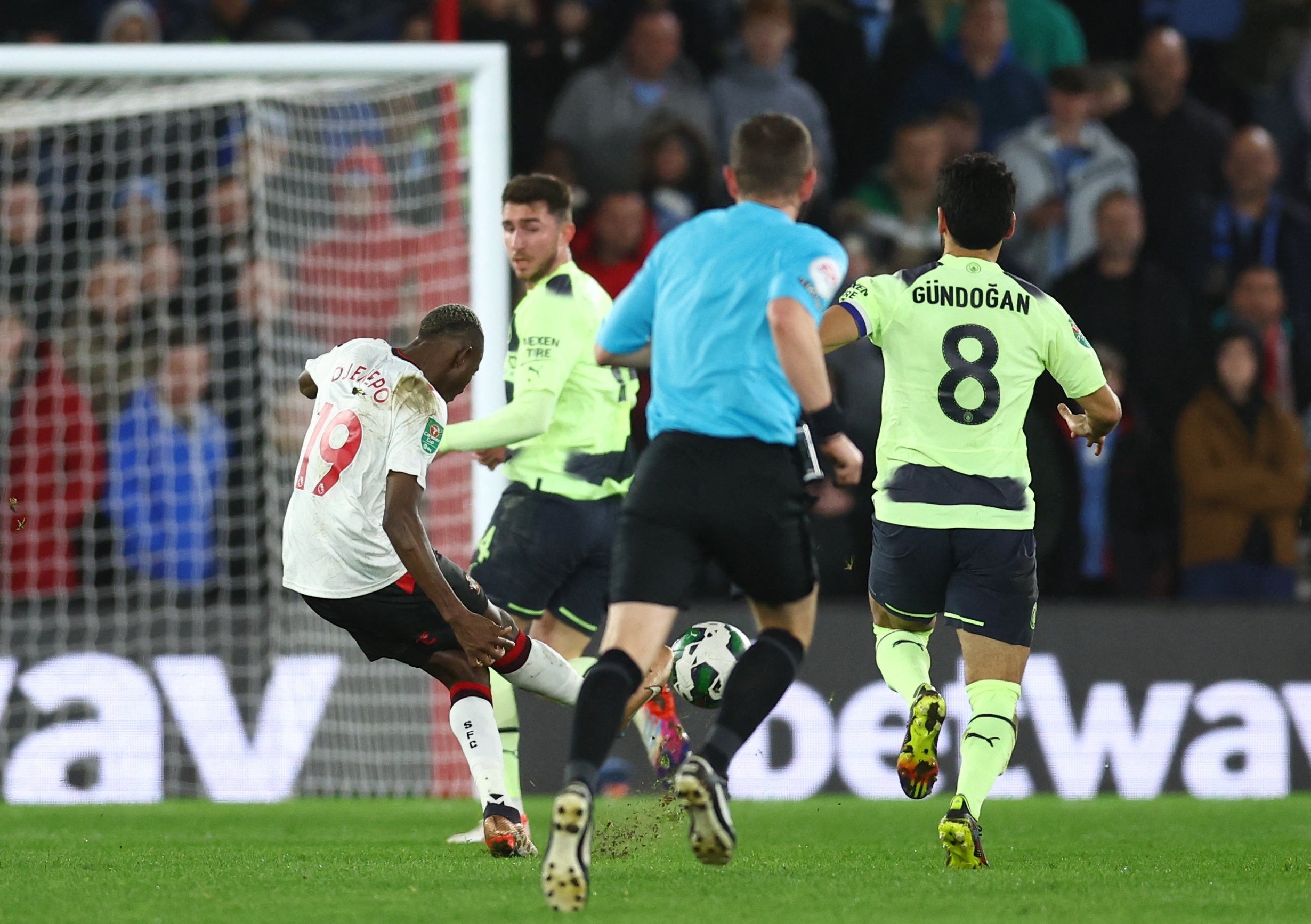 Djenepo produced a stunning finish for the second goal