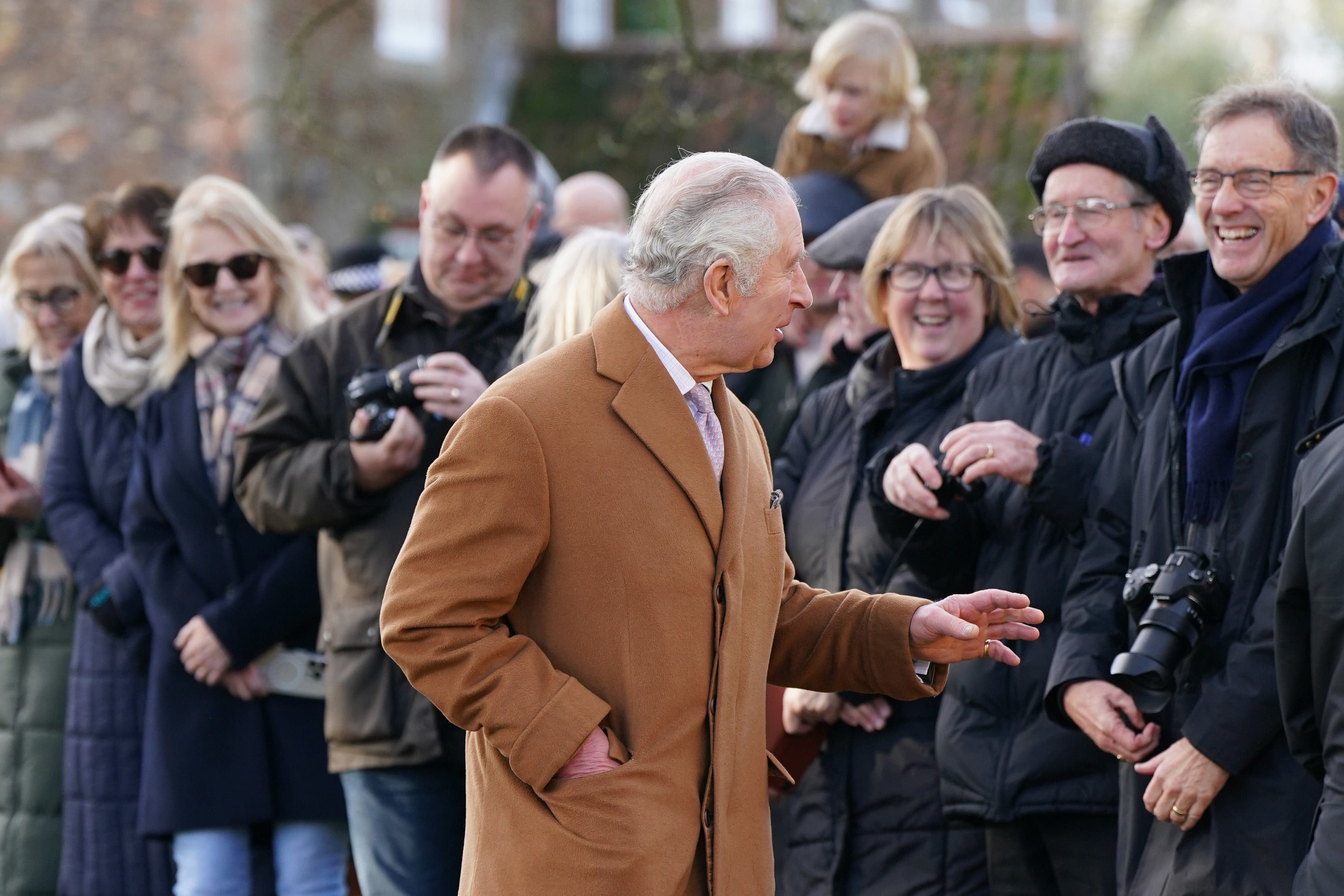 The King is set to attend his first official engagement on Thursday (PA)