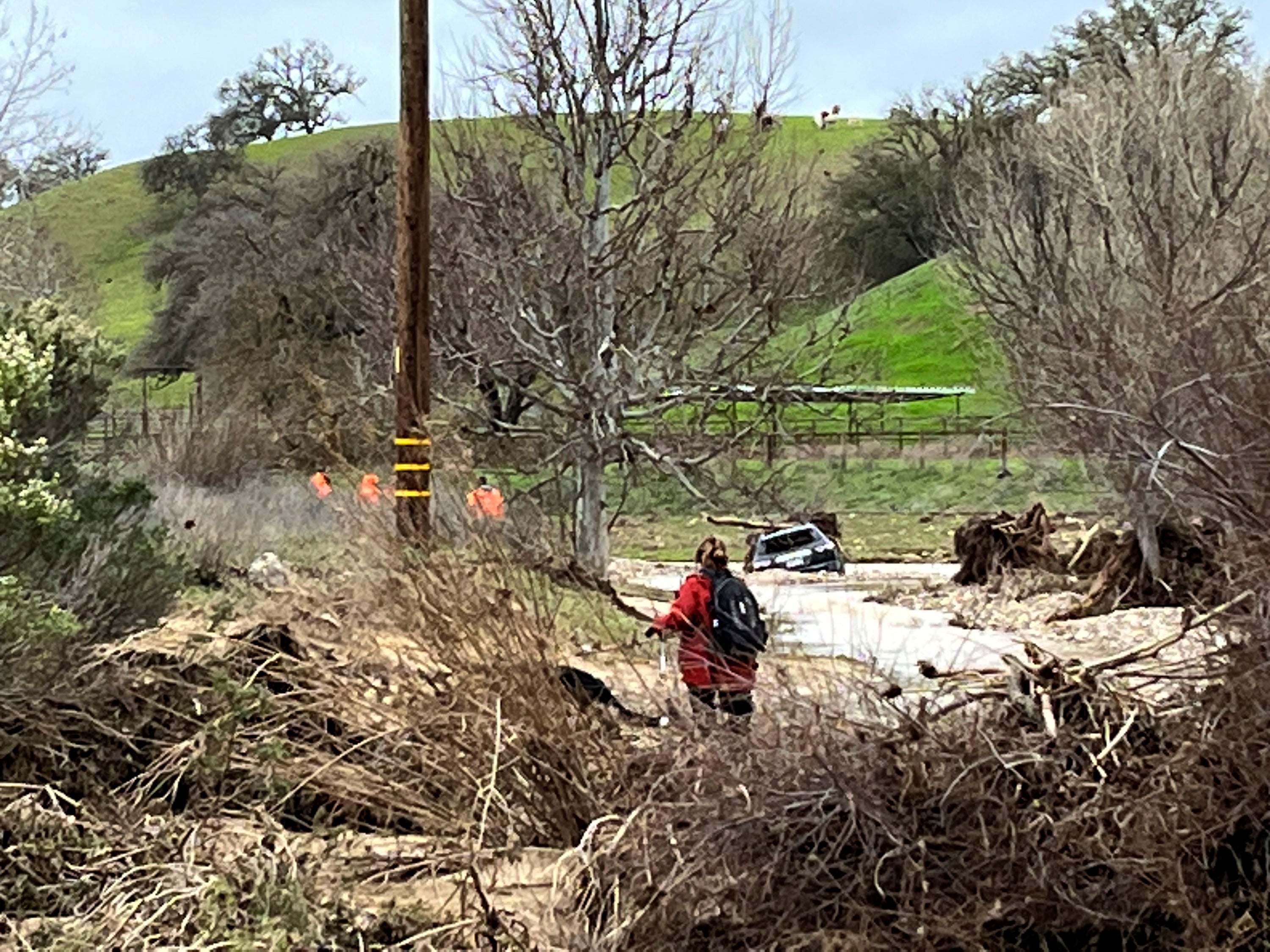 California Storms Missing Boy