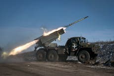 Ukraine news – live: ‘Hundreds of civilians trapped’ as fierce battle waged over Soledar