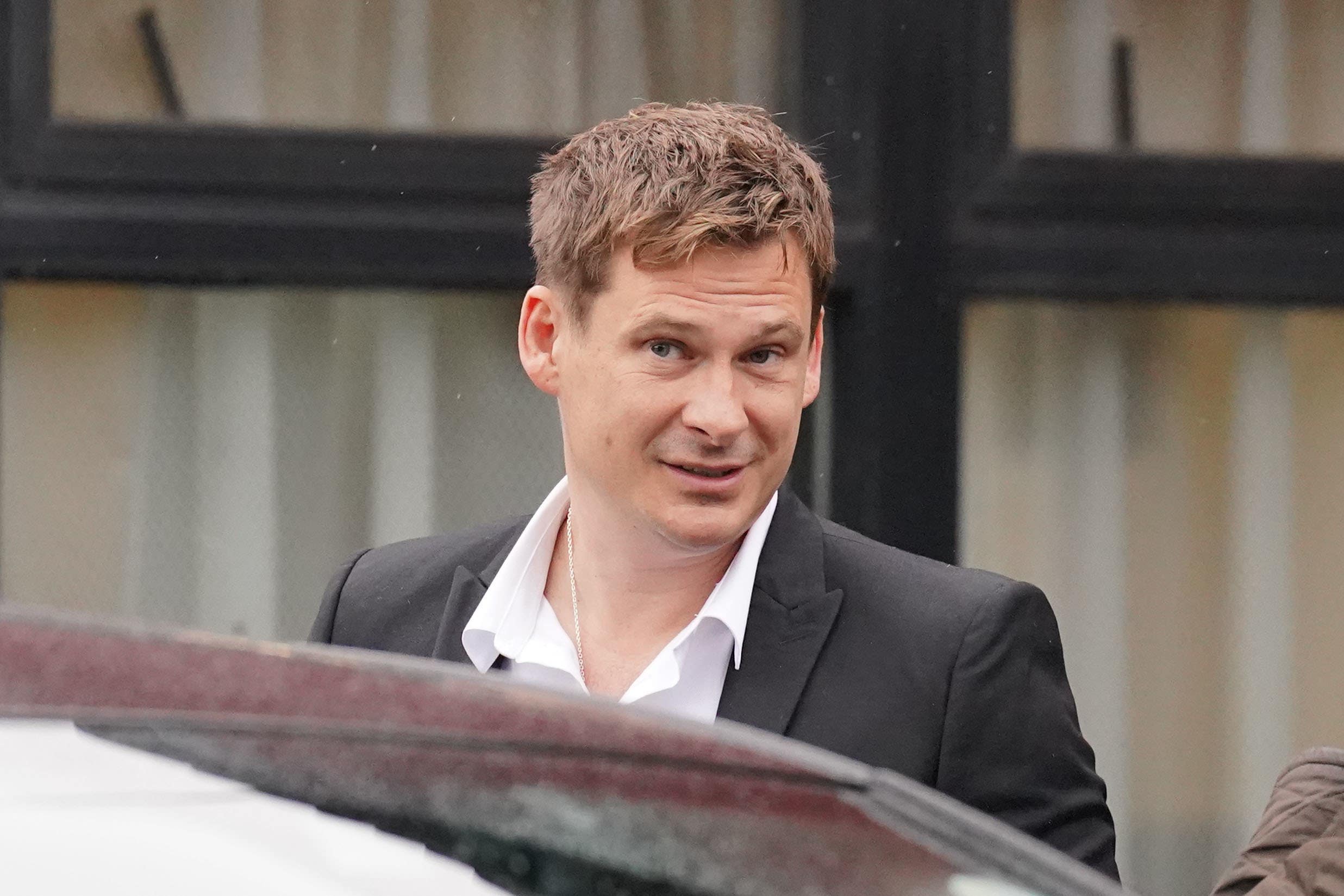 Blue singer Lee Ryan arriving at Ealing Magistrates’ Court