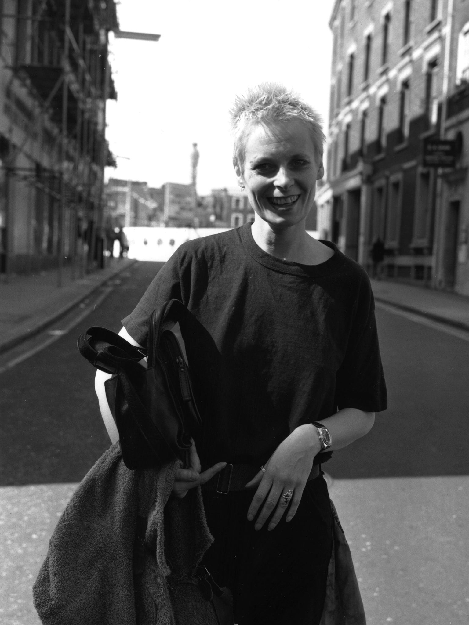 Punk disruptor: outside Bow Street Magistrate's Court in August 1977