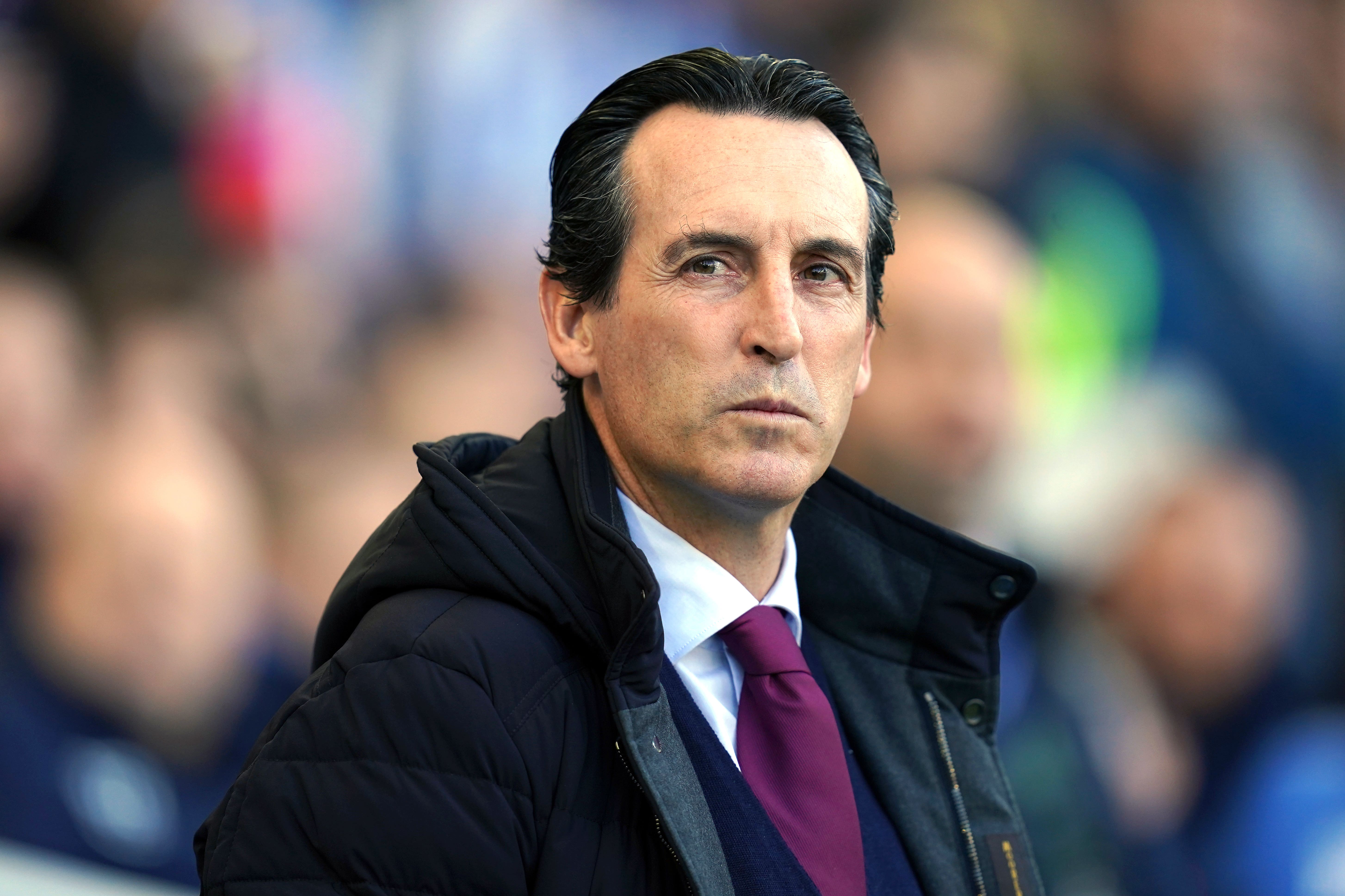 Unai Emery is expecting departures at Aston Villa (John Walton/PA)