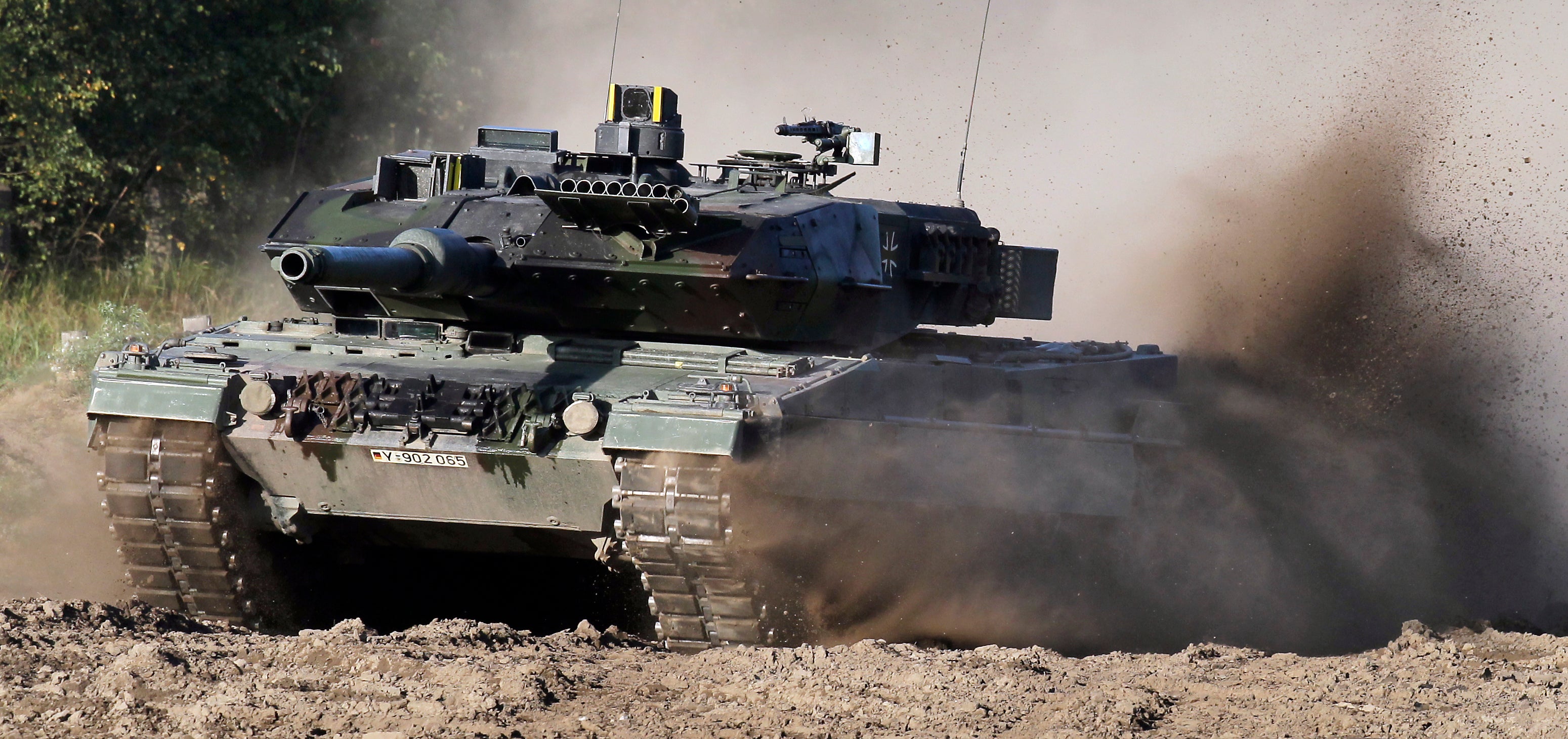 A Leopard 2 tank