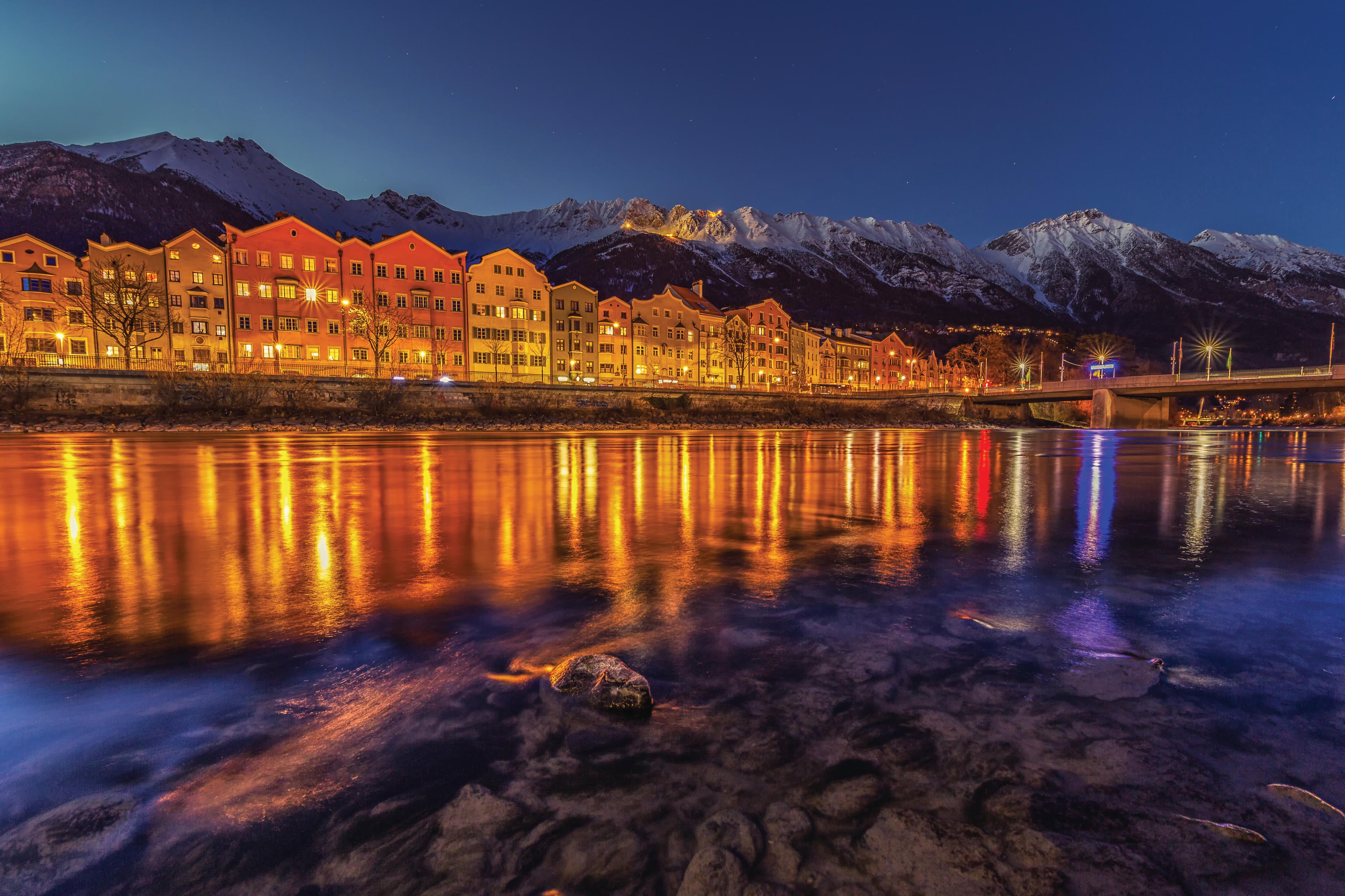 The colourful, late medieval houses of the Mariahilf neighbourhood are as much an Innsbruck icon as the Golden Roof