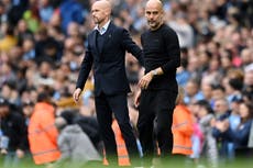 Man Utd prepared for Pep Guardiola mind games, Erik ten Hag claims