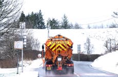 UK weather: Heavy snow and severe cold alert as temperatures plunge after downpours