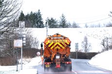 UK weather: Heavy snow and severe cold alert as temperatures plunge after downpours
