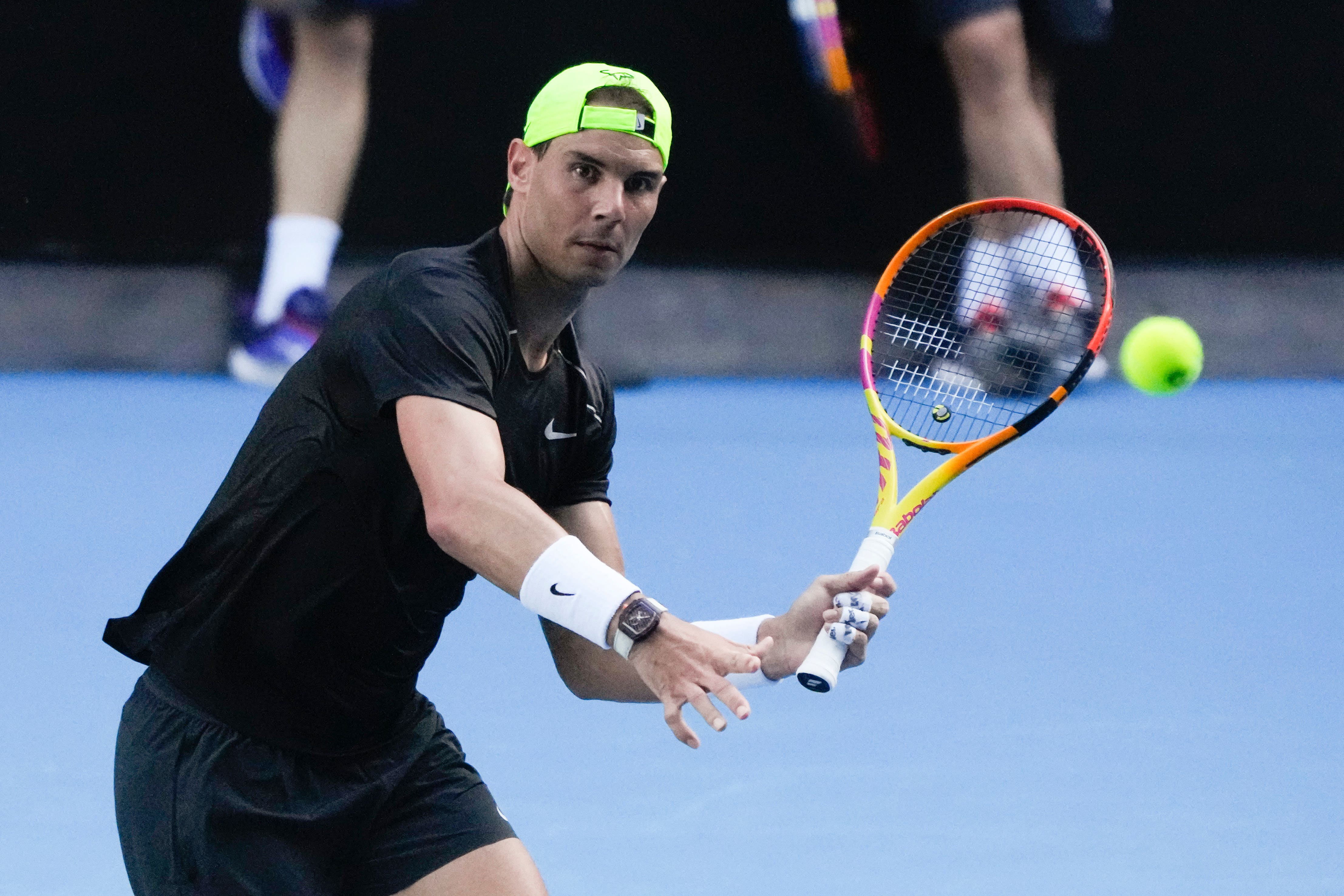 Rafael Nadal has been happy with his practice sessions at Melbourne Park (Mark Baker/AP)