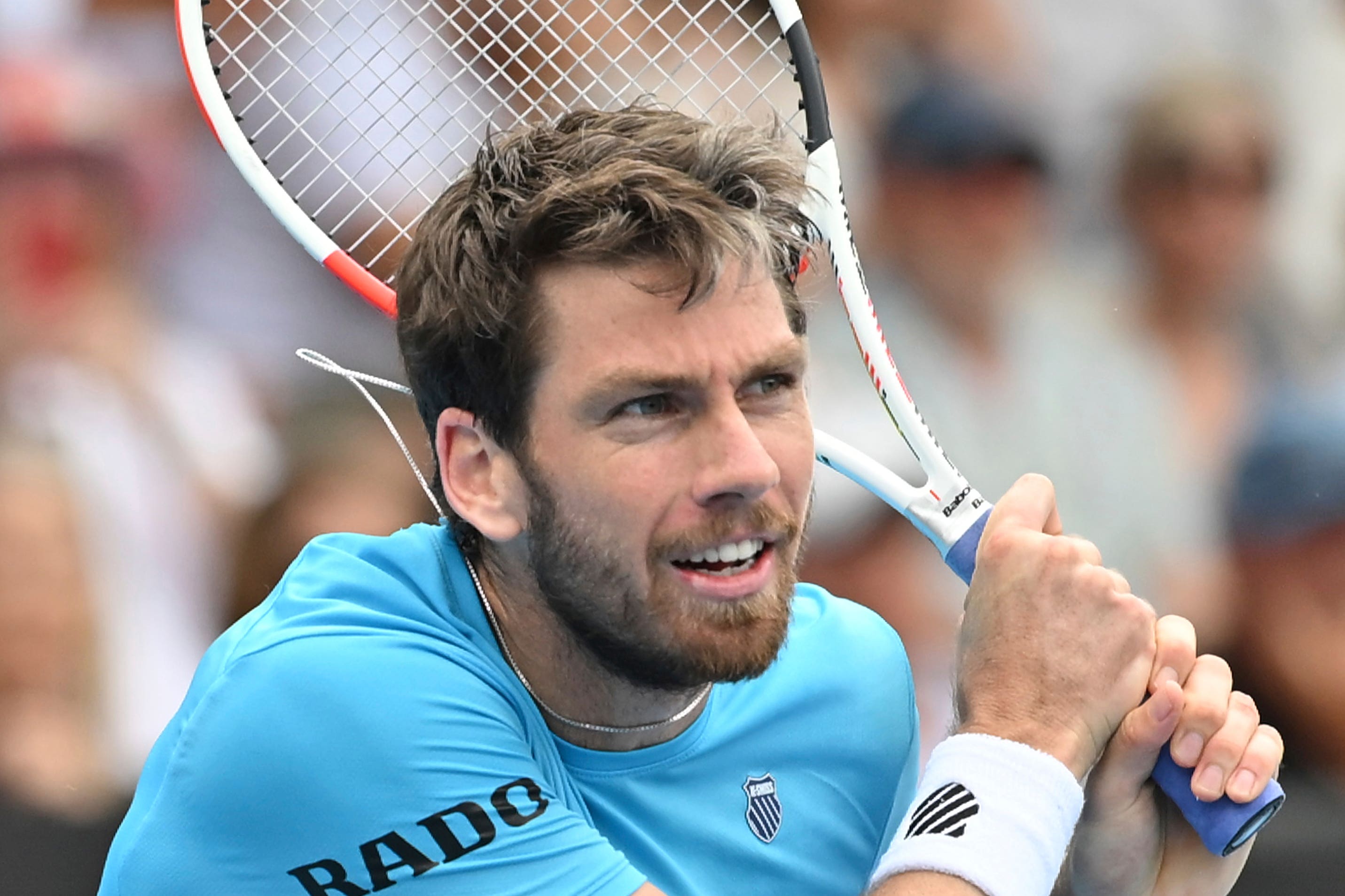 Cameron Norrie was beaten by Richard Gasquet in Auckland (Andrew Cornaga/Photoport/AP)