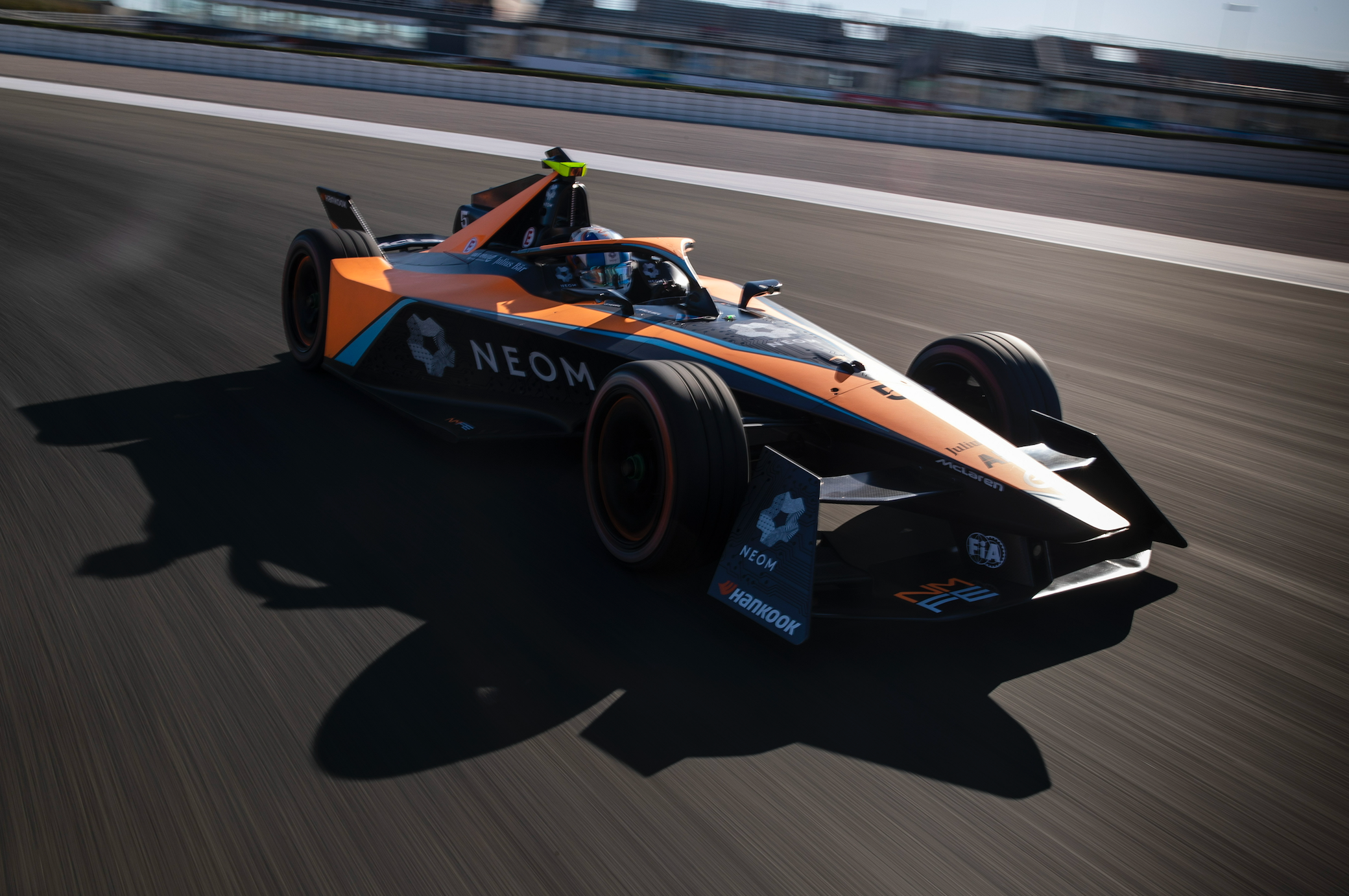 Hughes was impressively quick in the pre-Christmas test in Valencia