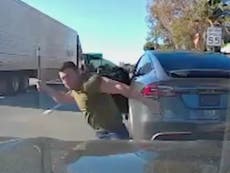 Tesla driver at the centre of growing list of road rage incidents in southern California