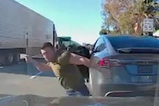 Tesla driver at the centre of growing list of road rage incidents in southern California