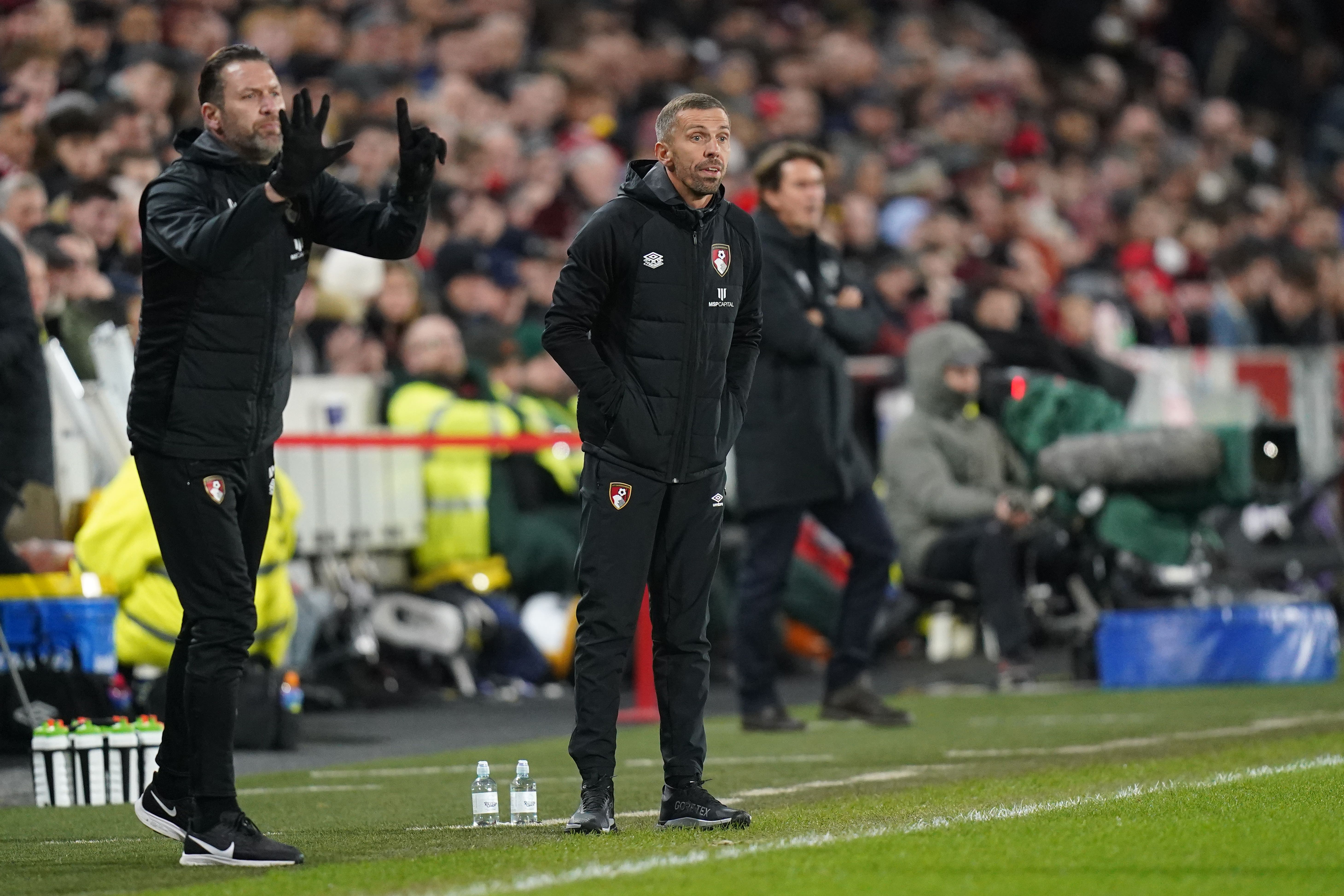 Bournemouth manager Gary O’Neil was furious at the penalty decision given against his side (Adam Davy/PA)