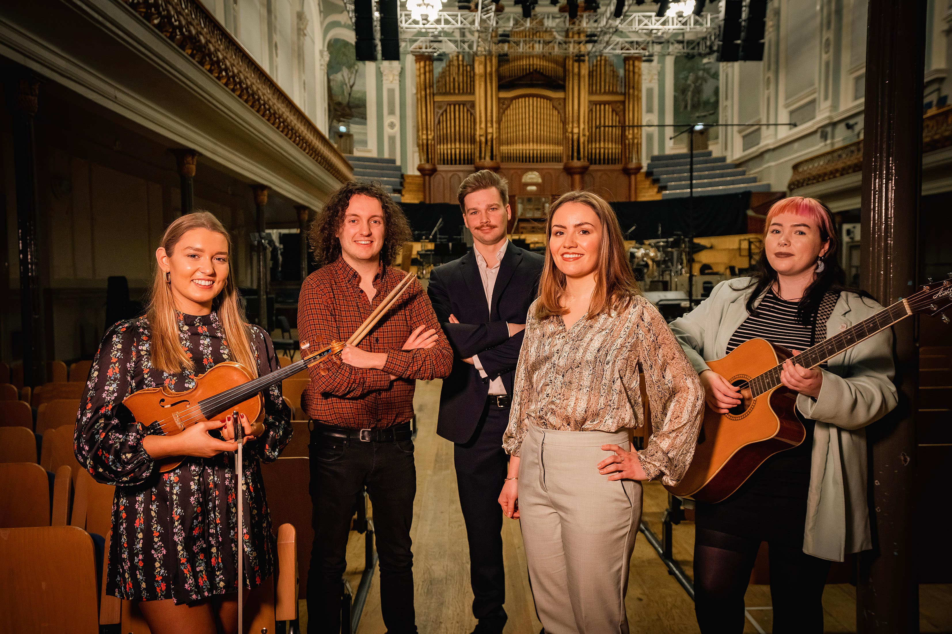 Meabh Smyth, Andrew McCoubrey, Owen Lucas, Rebecca Murphy, Owen Lucas, Eve Belle Murtagh (Arts Council NI/PA)