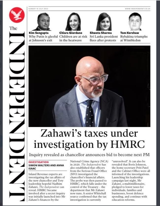 How The Independent revealed HMRC inquiries into Zahawi