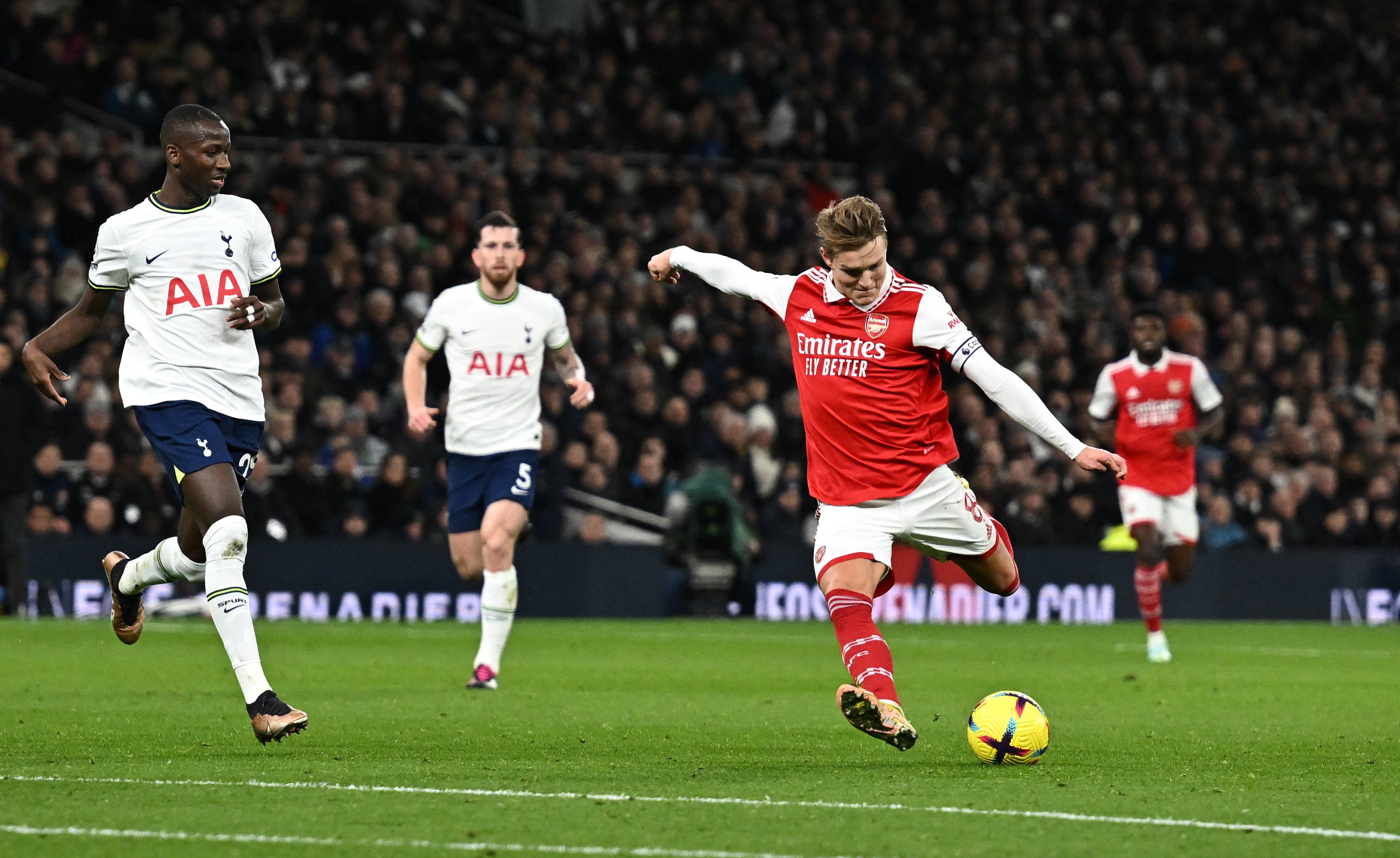 Martin Odegaard lashes home from long range