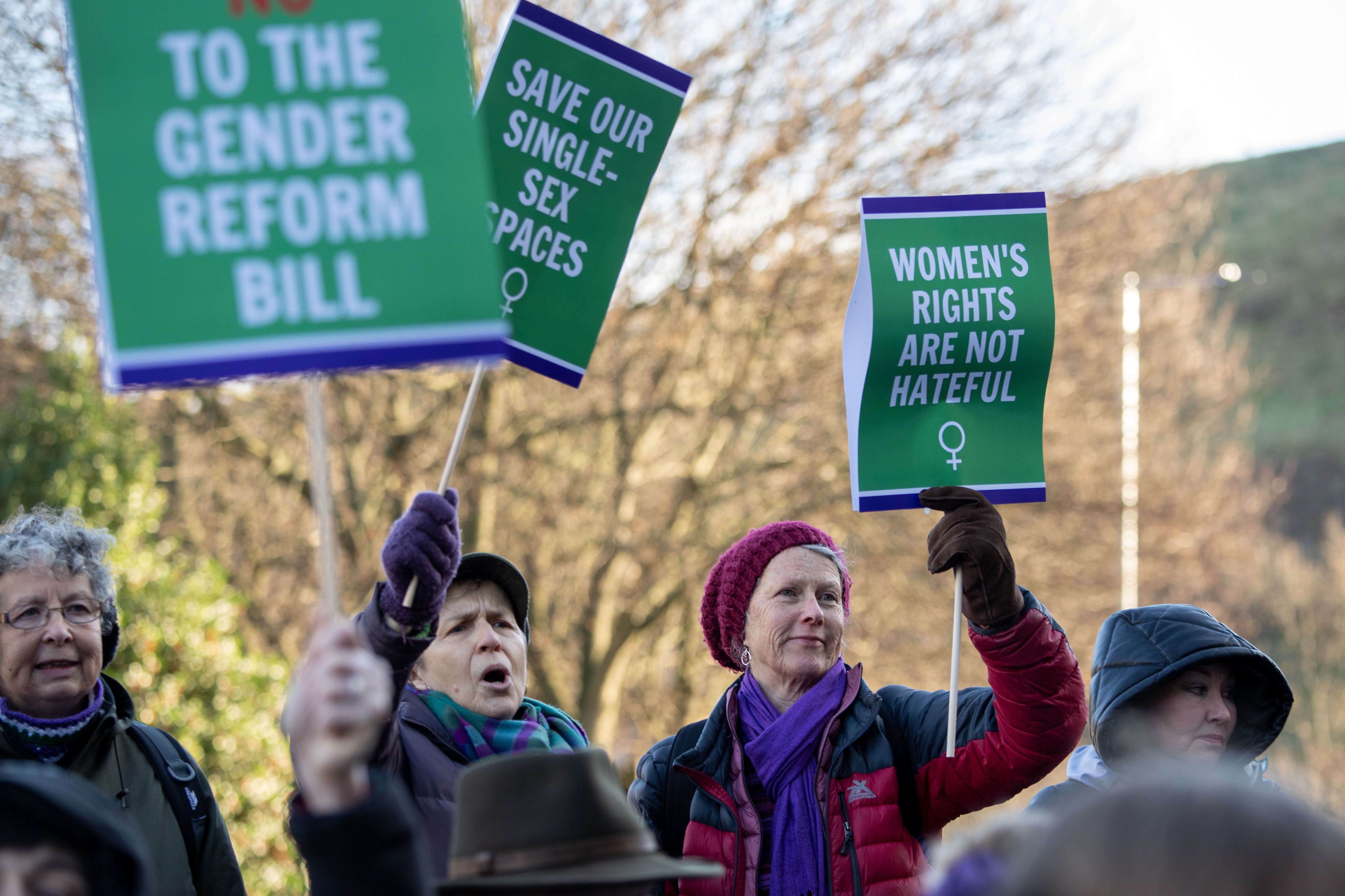 The UK Government is considering whether to block reforms in Scotland for trans people to legally change gender (Lesley Martin/PA)