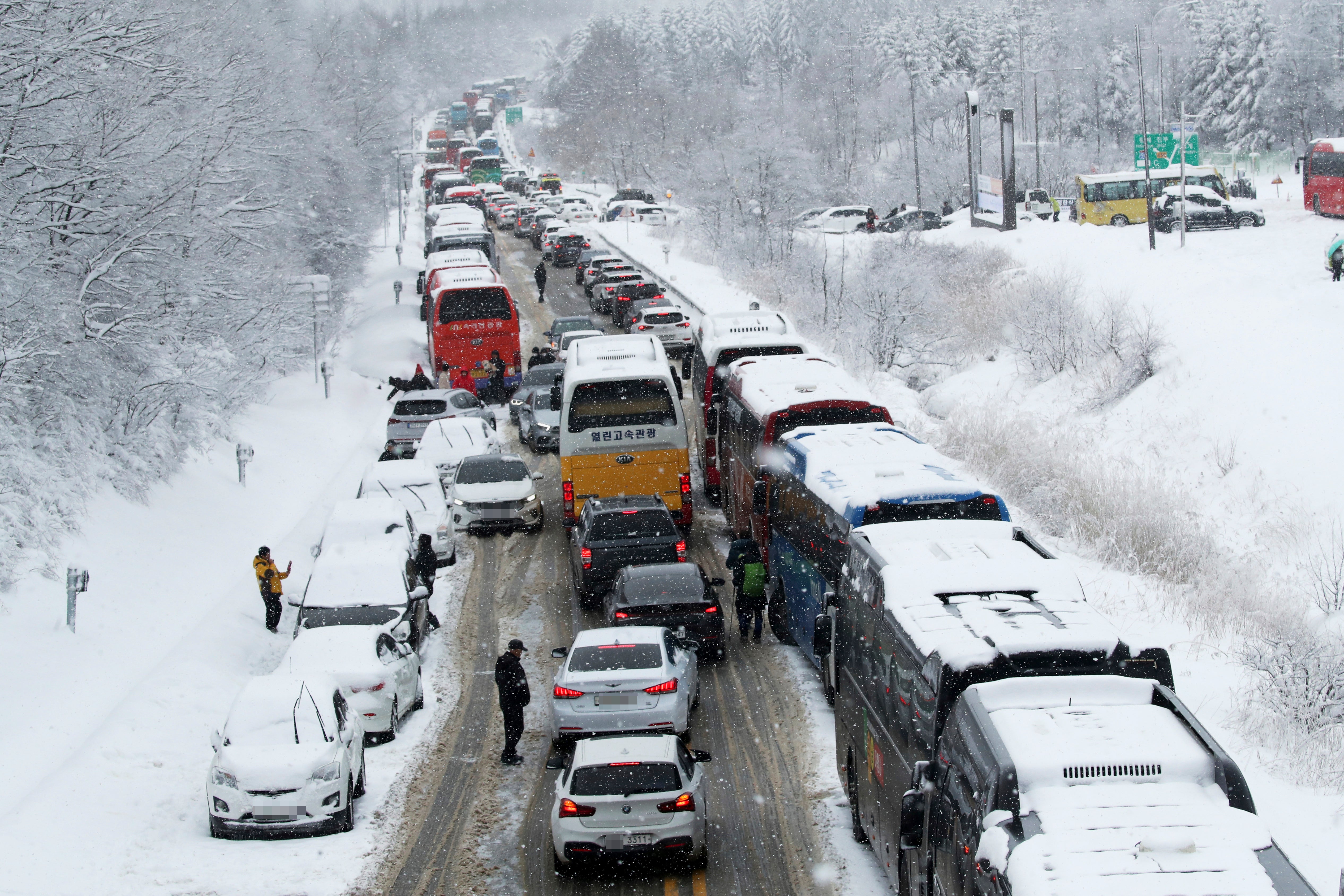 ADDITION South Korea Highway Collision