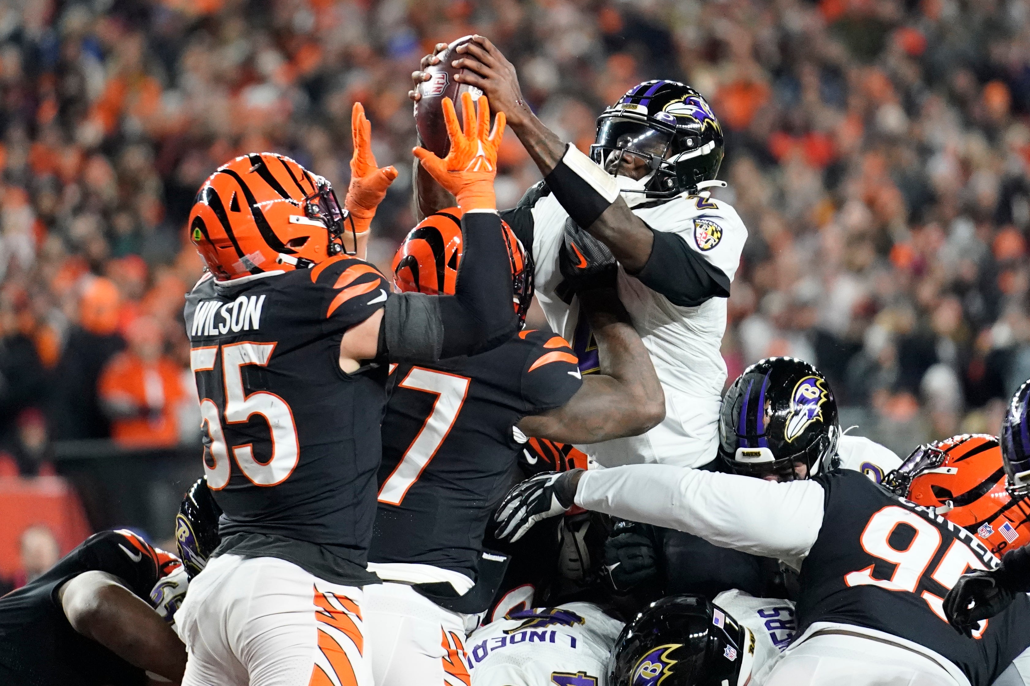 APTOPIX Ravens Bengals Football