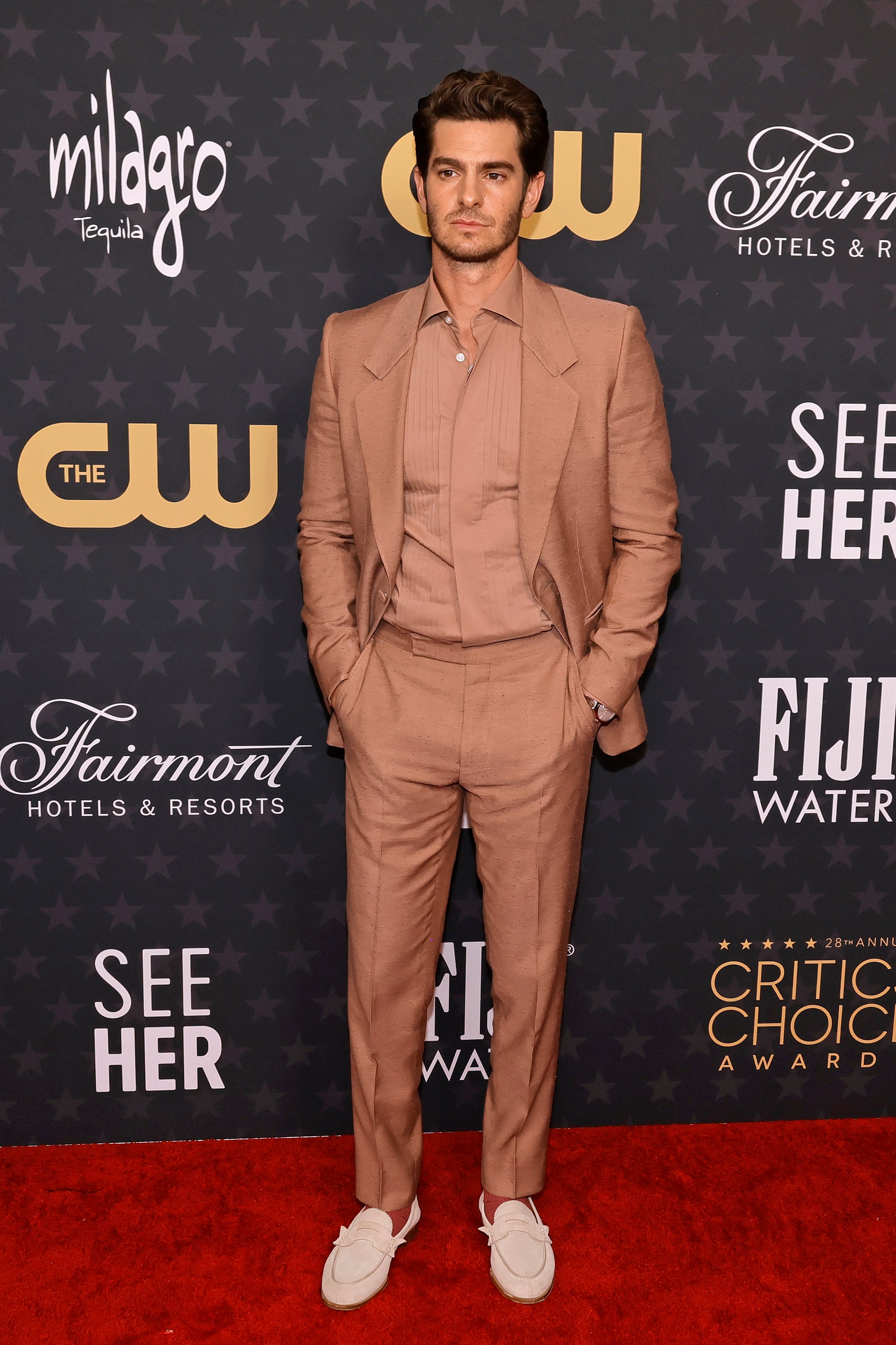 Andrew Garfield at the 28th Annual Critics Choice Awards