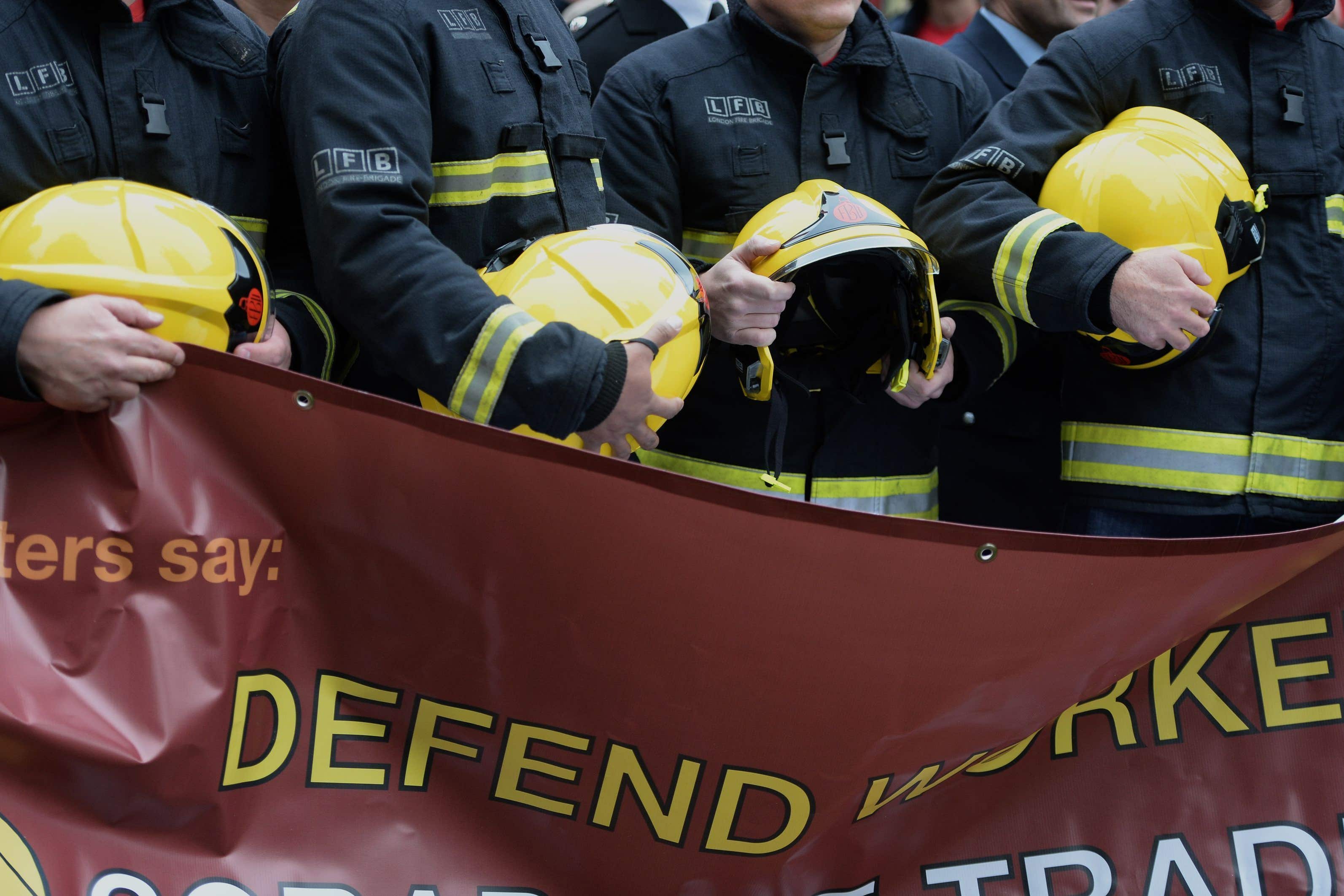 A demonstration was held opposite Downing Street last Monday