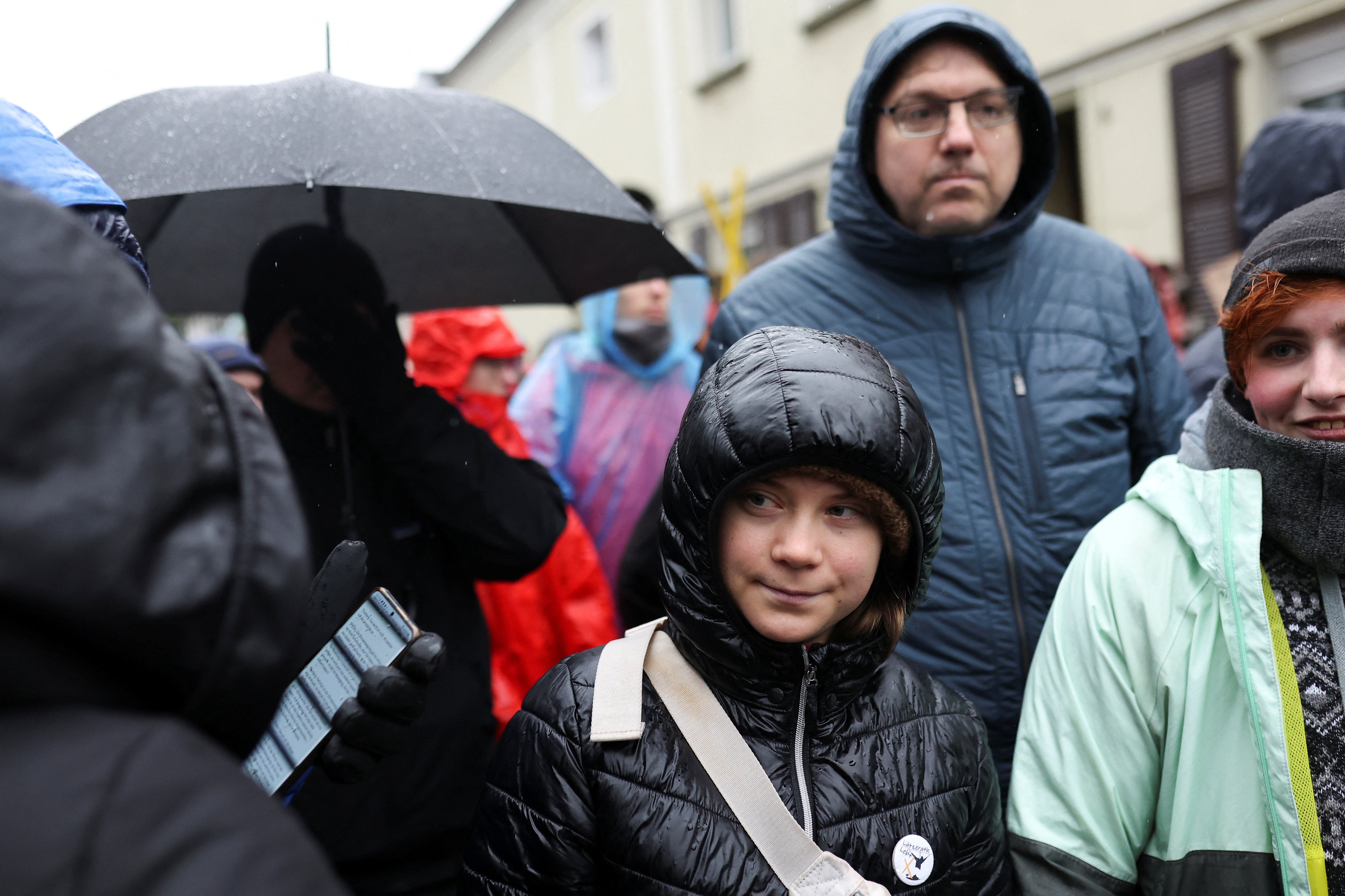 Protest against the expansion of the Garzweiler open-cast lignite mine