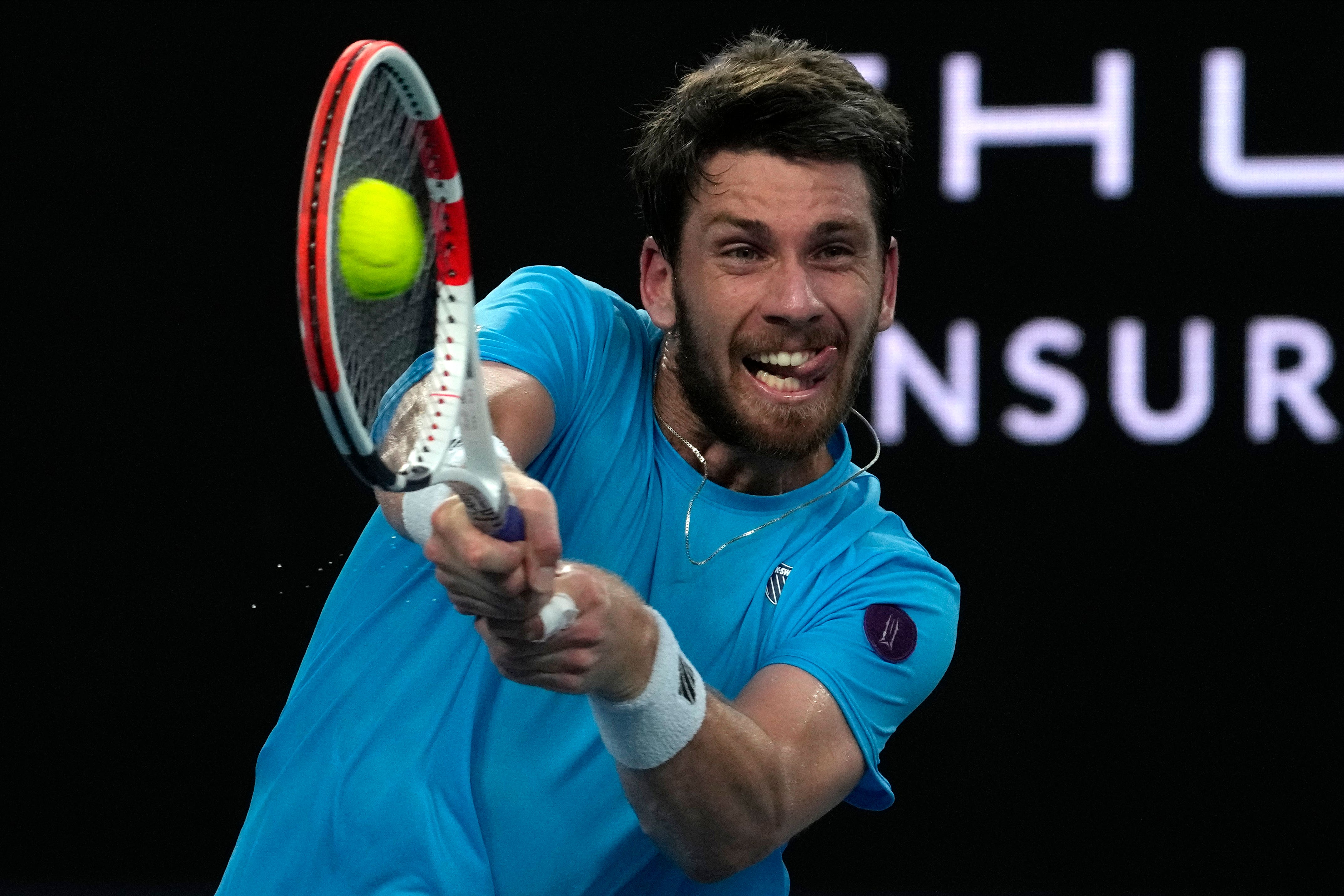 Cameron Norrie, pictured, beat Luca Van Assche (Ng Han Guan/AP)