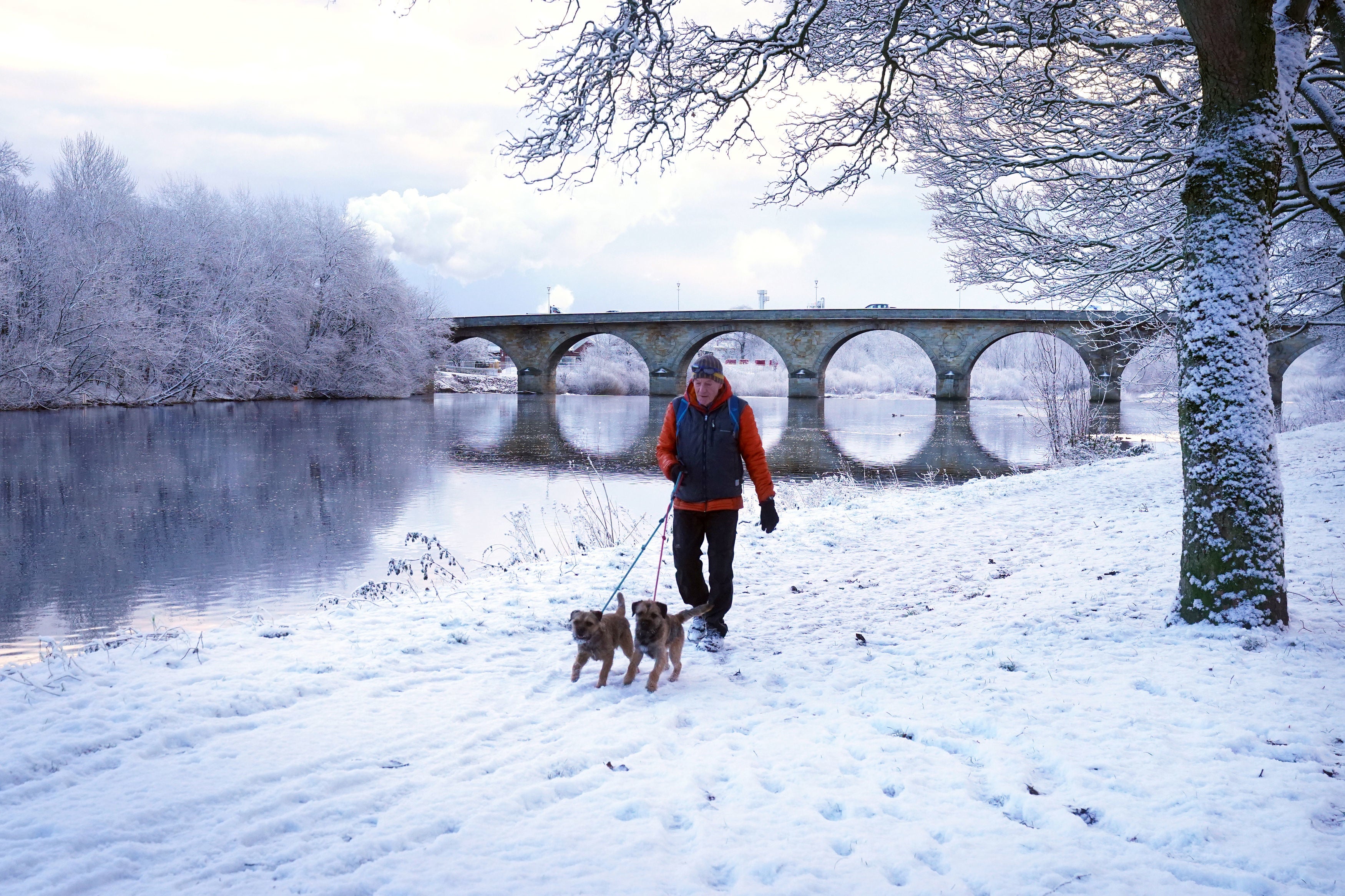 Drivers were warned to leave extra time for their Monday morning commute in January due to the icy state of the roads