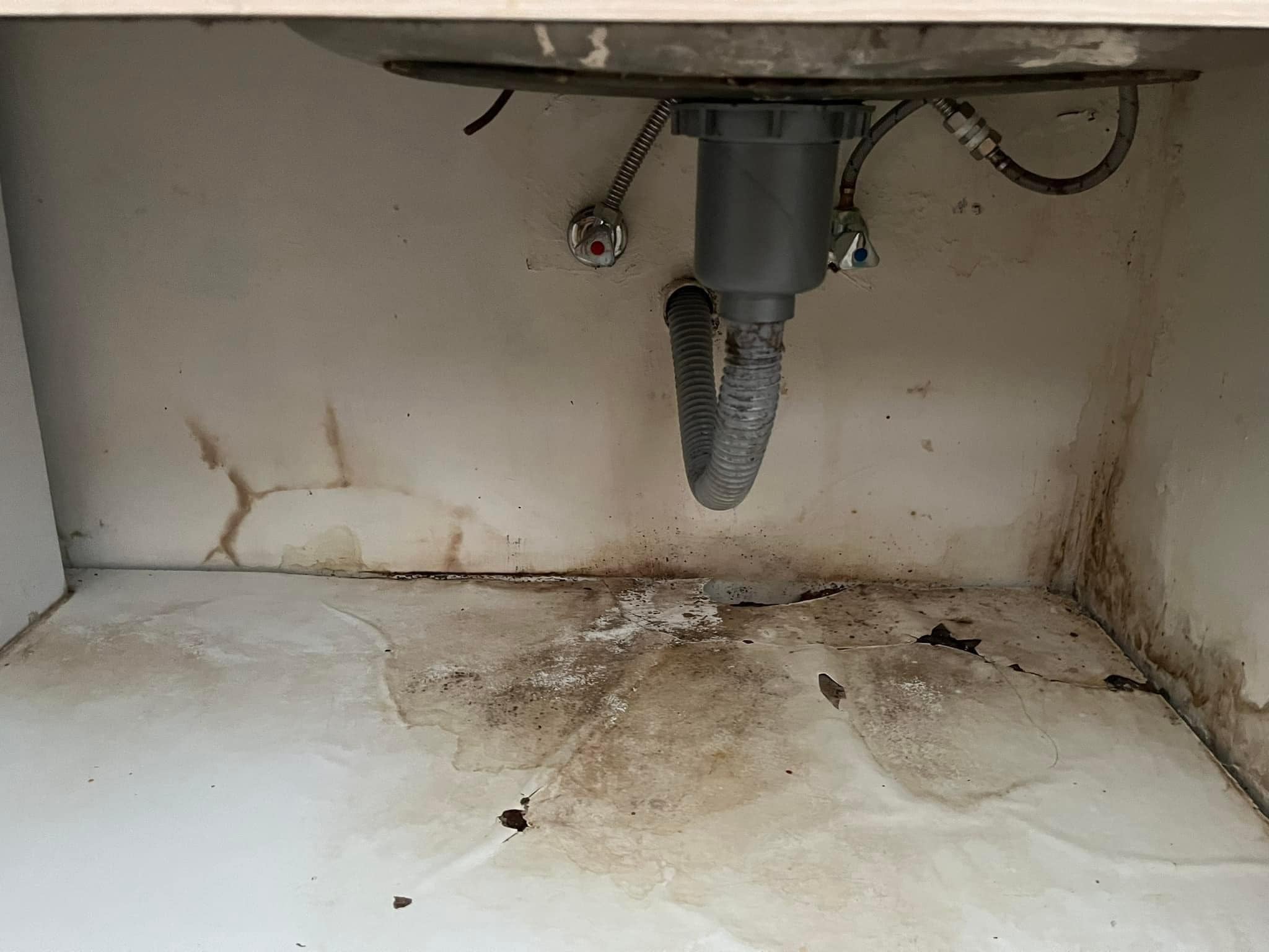 Leaking sinks and grubby floors were two of the complaints