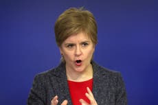 Nicola Sturgeon says it would be ‘outrage’ for Rishi Sunak to block her gender ID law