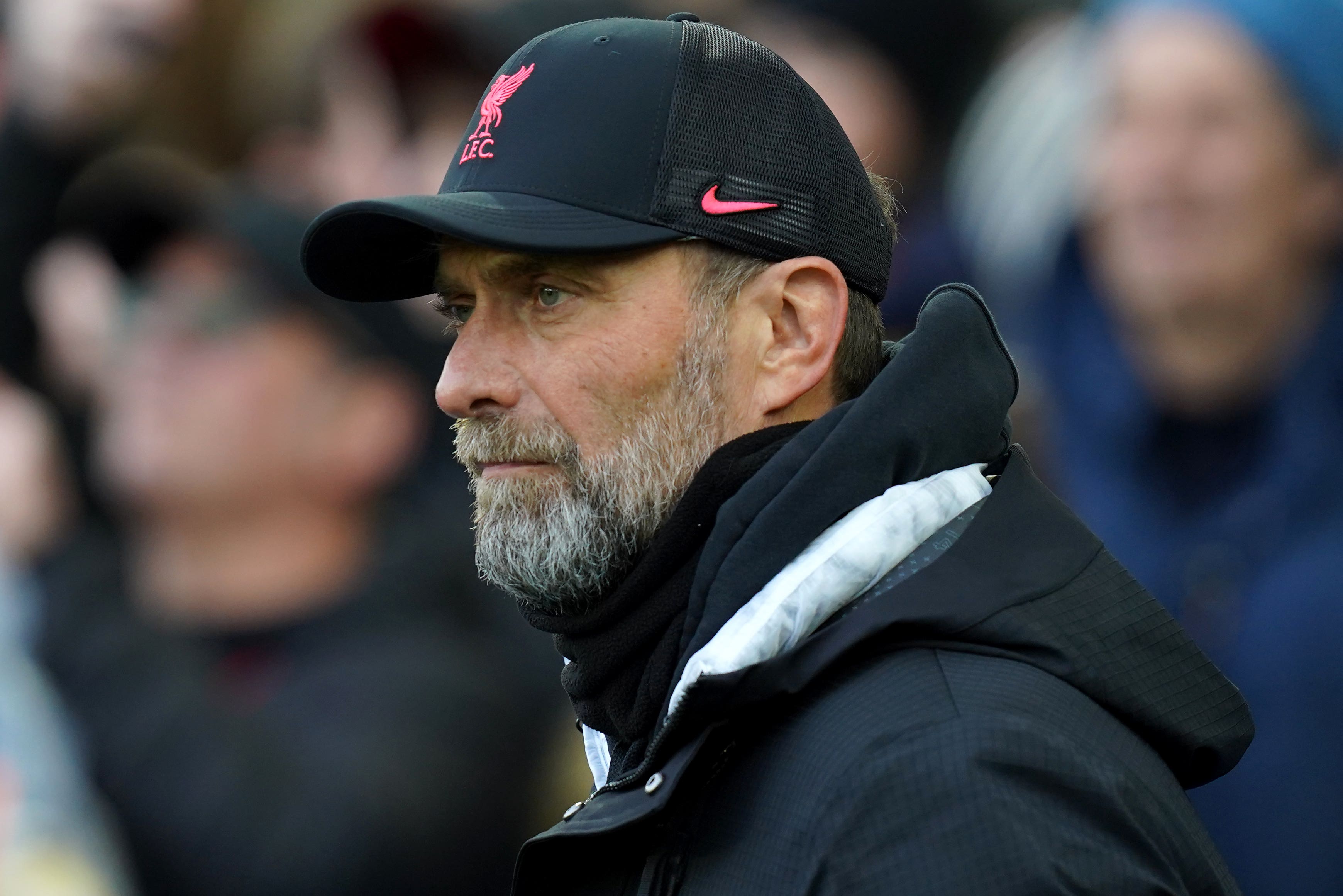 Jurgen Klopp’s side lost at Brighton on Saturday (Gareth Fuller/PA)