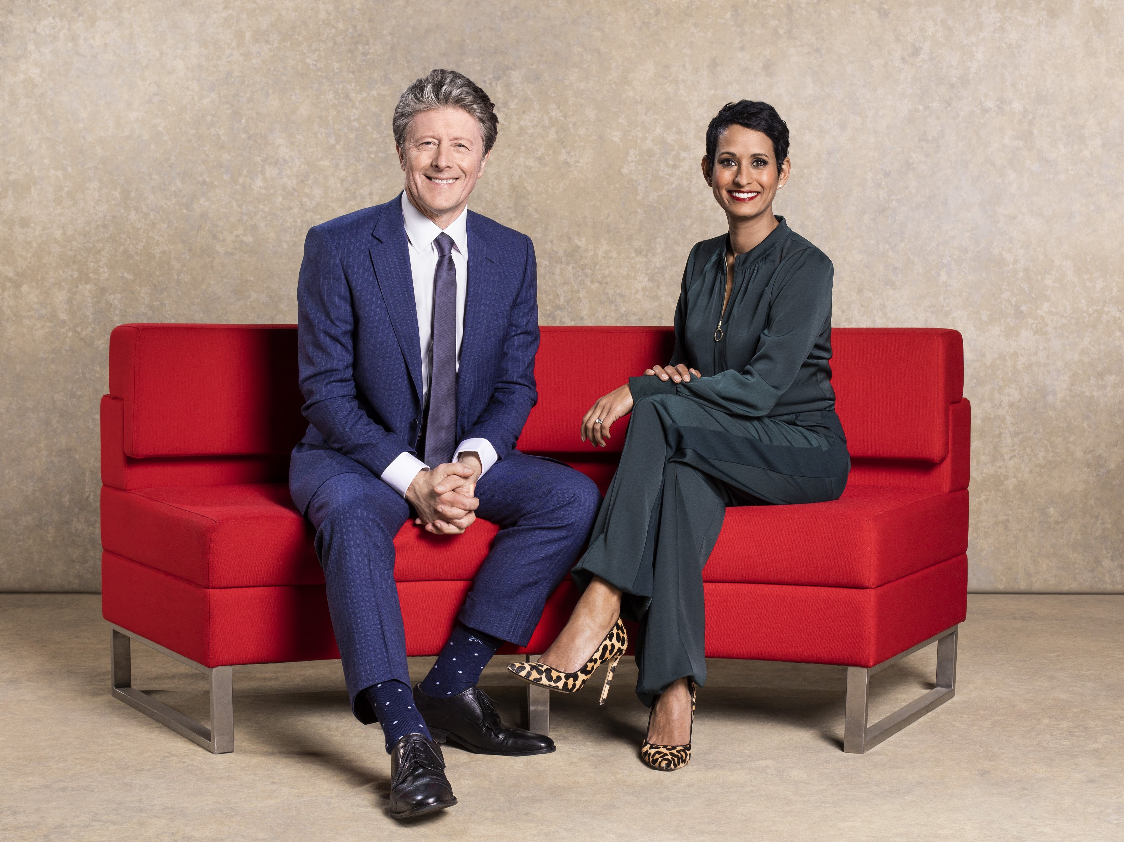 Early risers: Charlie Stayt and Naga Munchetty