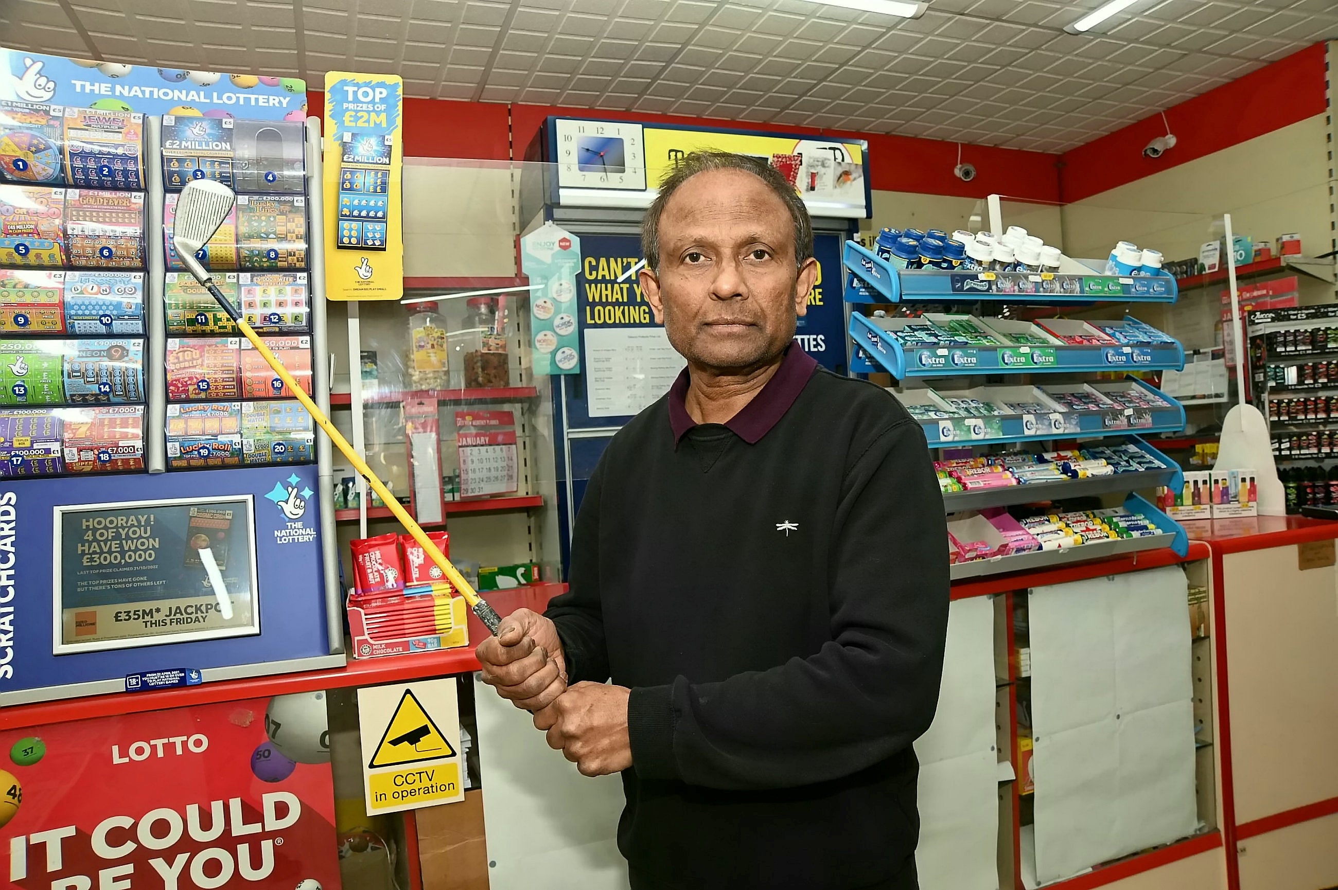 Narendra Patel, who fought off Bendall when he tried to rob his shop back in 2015