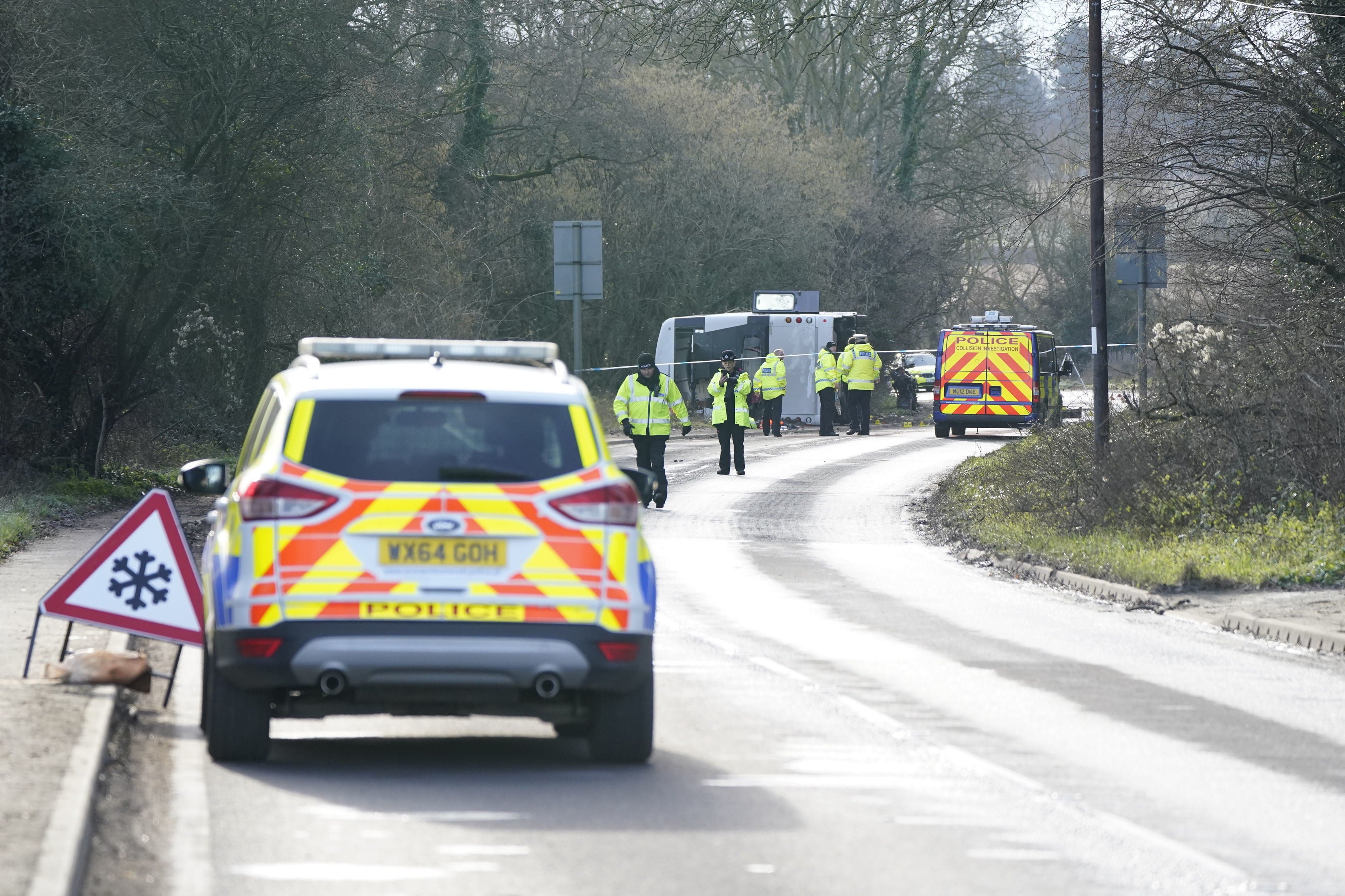 Passengers on board included workers from Hinkley Point C nuclear power station