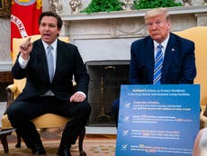 Trump claims tearful DeSantis ‘begged’ for 2018 endorsement